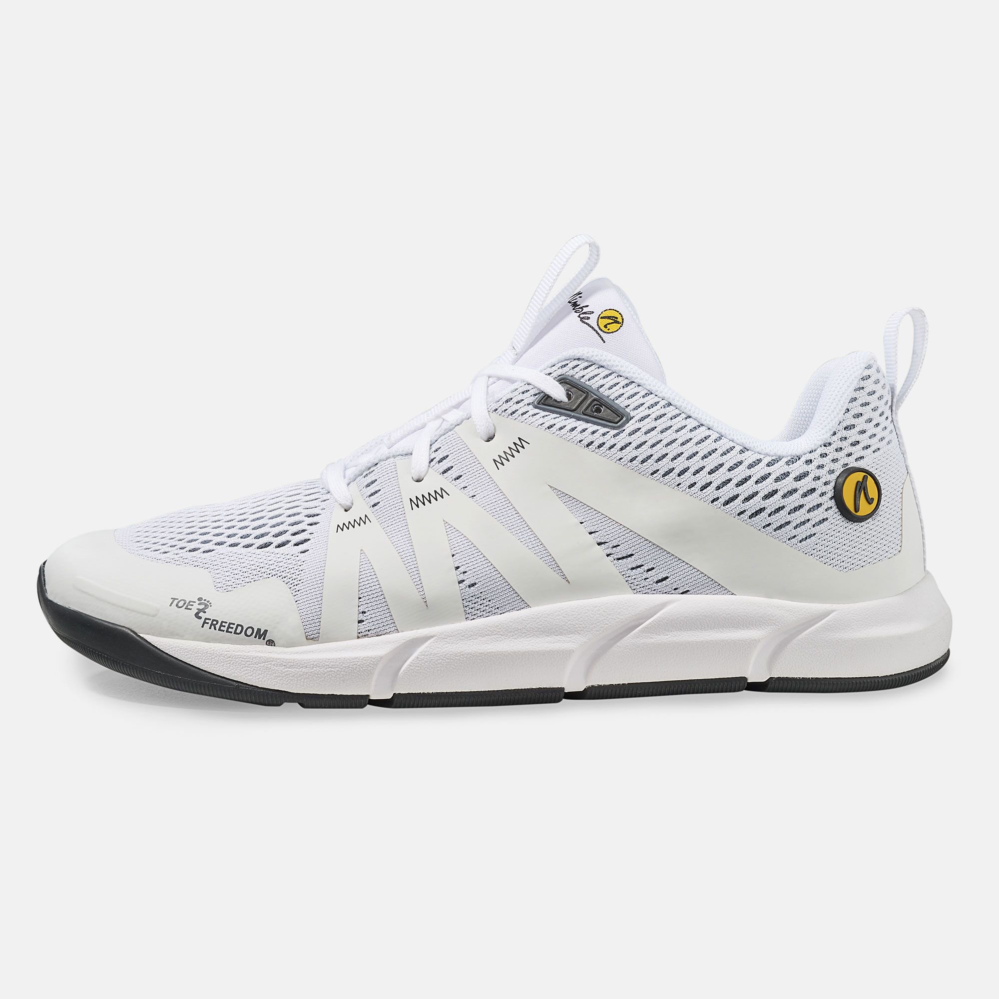 JOENIMBLE Schuhe Damenschuhe Addict in whiteout aus Textil - Anlass: Sport (Seitenansicht) JOENIMBLE Schuhe Damenschuhe Sport Addict whiteout Textil Seitenansicht