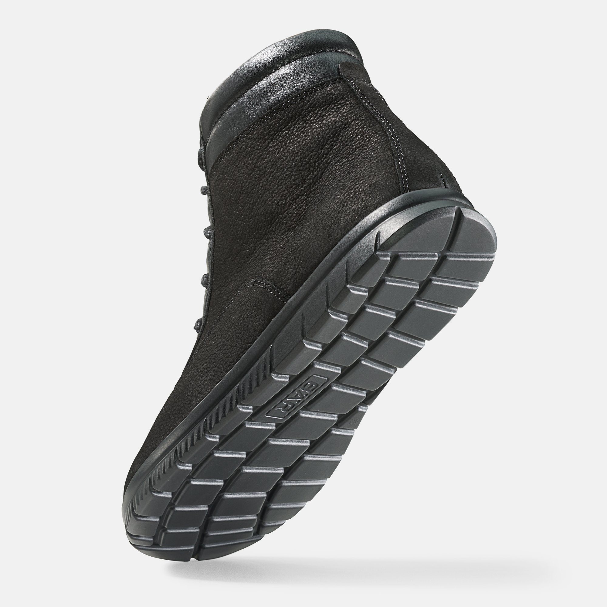 BÄR Schuhe Damenschuhe Freizeitschuhe Nathalie schwarz Rindnubukleder wasserabweisend, Rindnappaleder Seitenansicht