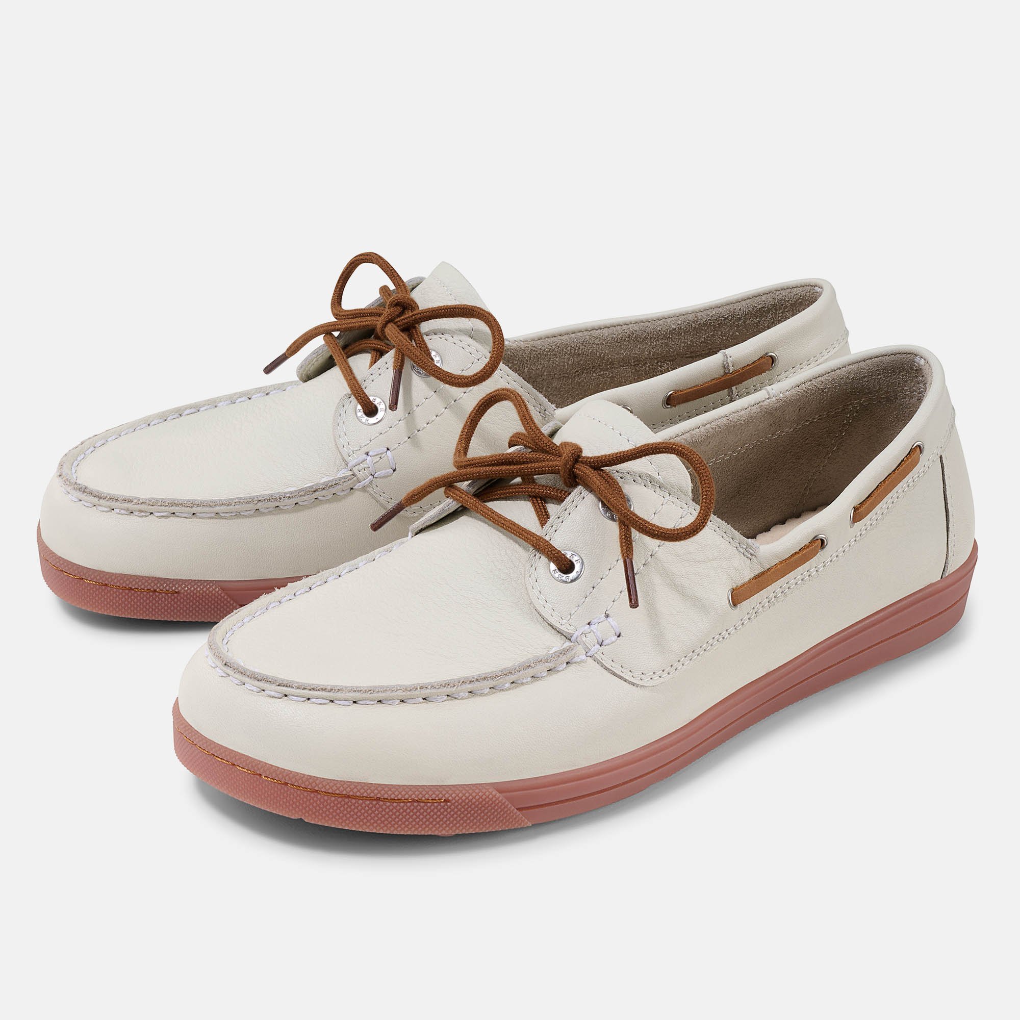 BÄR Schuhe Damenschuhe Luzy in weiß/braun aus Kalbnappaleder, gefettetes Rindnubukleder - Anlass: Freizeitschuhe (Hauptbild) BÄR Schuhe Damenschuhe Freizeitschuhe Luzy weiß/braun Kalbnappaleder, gefettetes Rindnubukleder Hauptbild