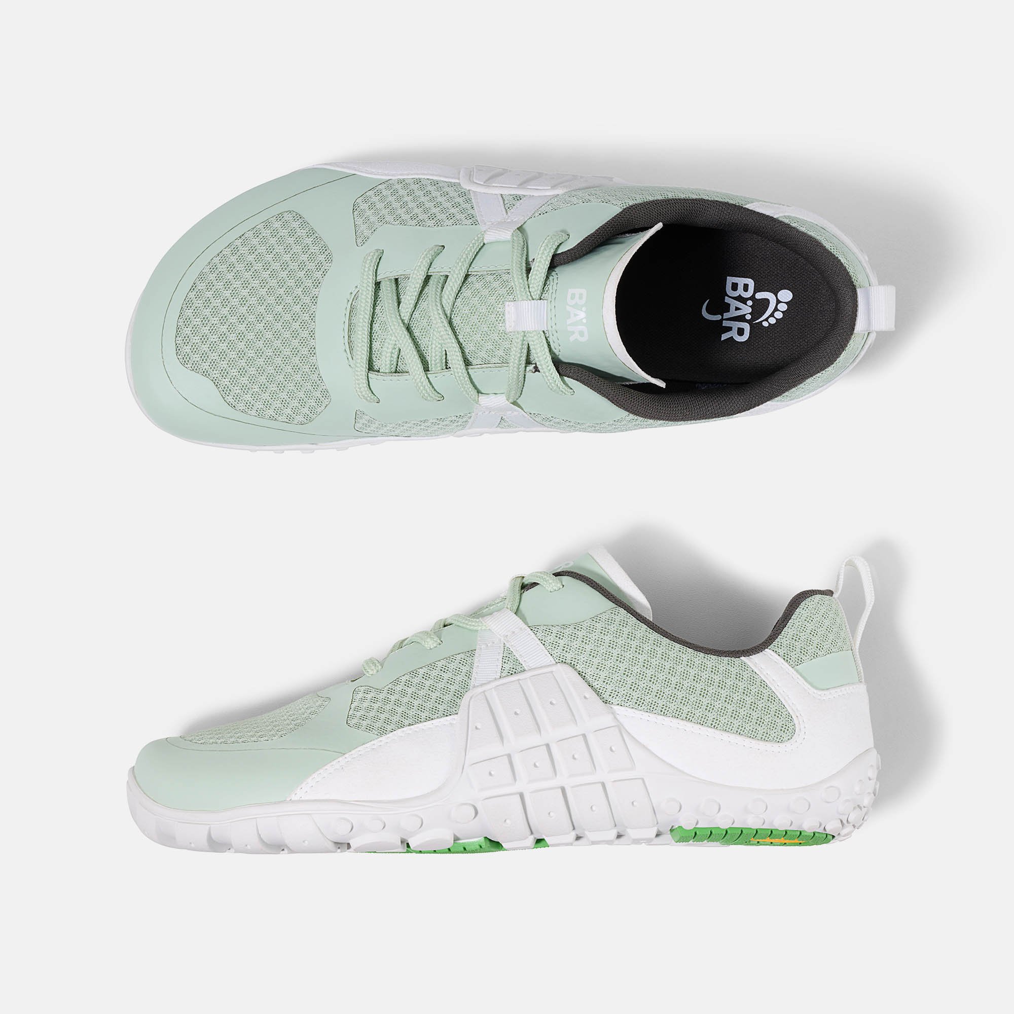 BÄR Schuhe Damenschuhe Light Flex in mint aus Textil - Anlass: Sport (Ansicht von oben) BÄR Schuhe Damenschuhe Sport Light Flex mint Textil Ansicht von oben