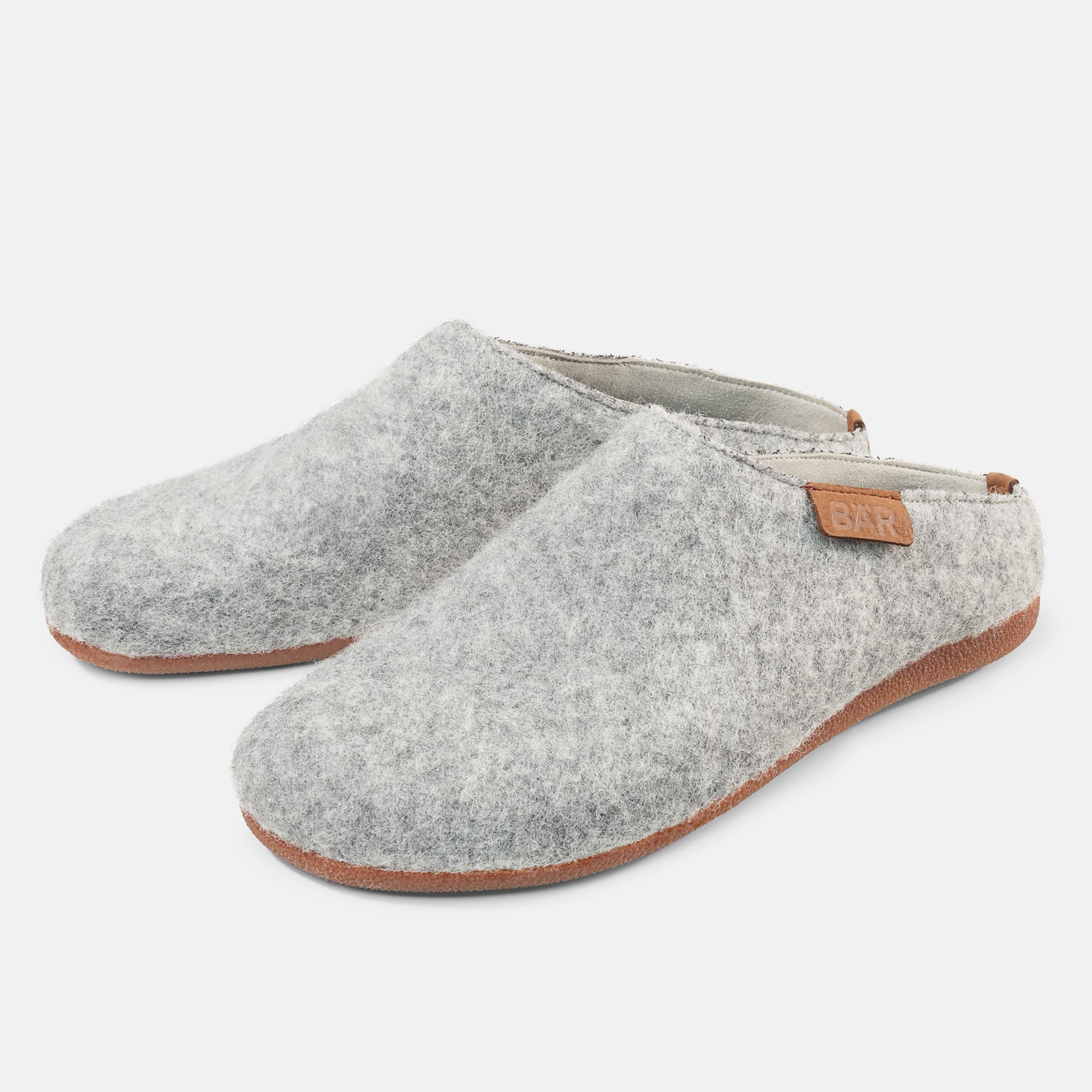 BÄR Schuhe Unisexschuhe Hugo in grau aus 75% Wolle, 25% Polyamid - Anlass: Hausschuhe (Hauptbild) BÄR Schuhe Unisexschuhe Hausschuhe Hugo grau 75% Wolle, 25% Polyamid Hauptbild