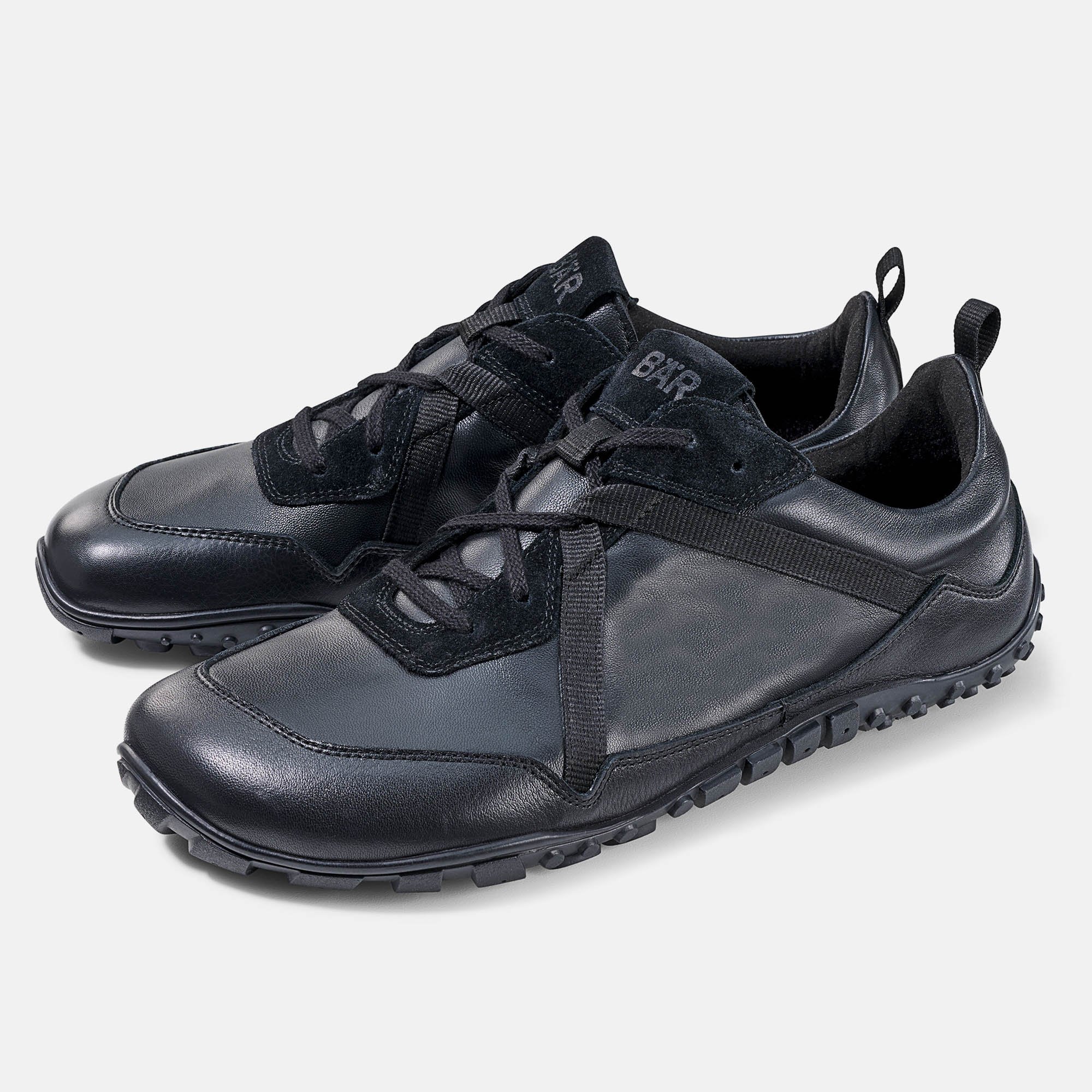 BÄR Schuhe Herrenschuhe Junis in schwarz aus Lammnappa, Kalbvelours, Rindnappa - Anlass: Freizeitschuhe (Hauptbild) BÄR Schuhe Herrenschuhe Freizeitschuhe Junis schwarz Lammnappa, Kalbvelours, Rindnappa Hauptbild