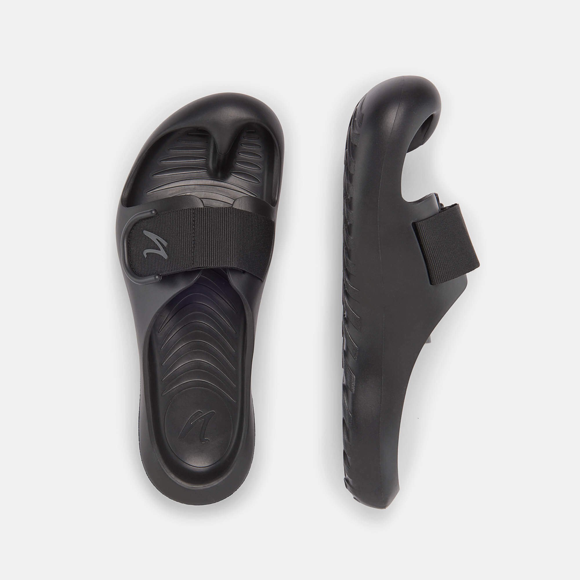 JOENIMBLE Schuhe Unisexschuhe recoverToes 2.0 in schwarz - Anlass: Hausschuhe (Ansicht von oben) JOENIMBLE Schuhe Unisexschuhe Hausschuhe recoverToes 2.0 schwarz Ansicht von oben