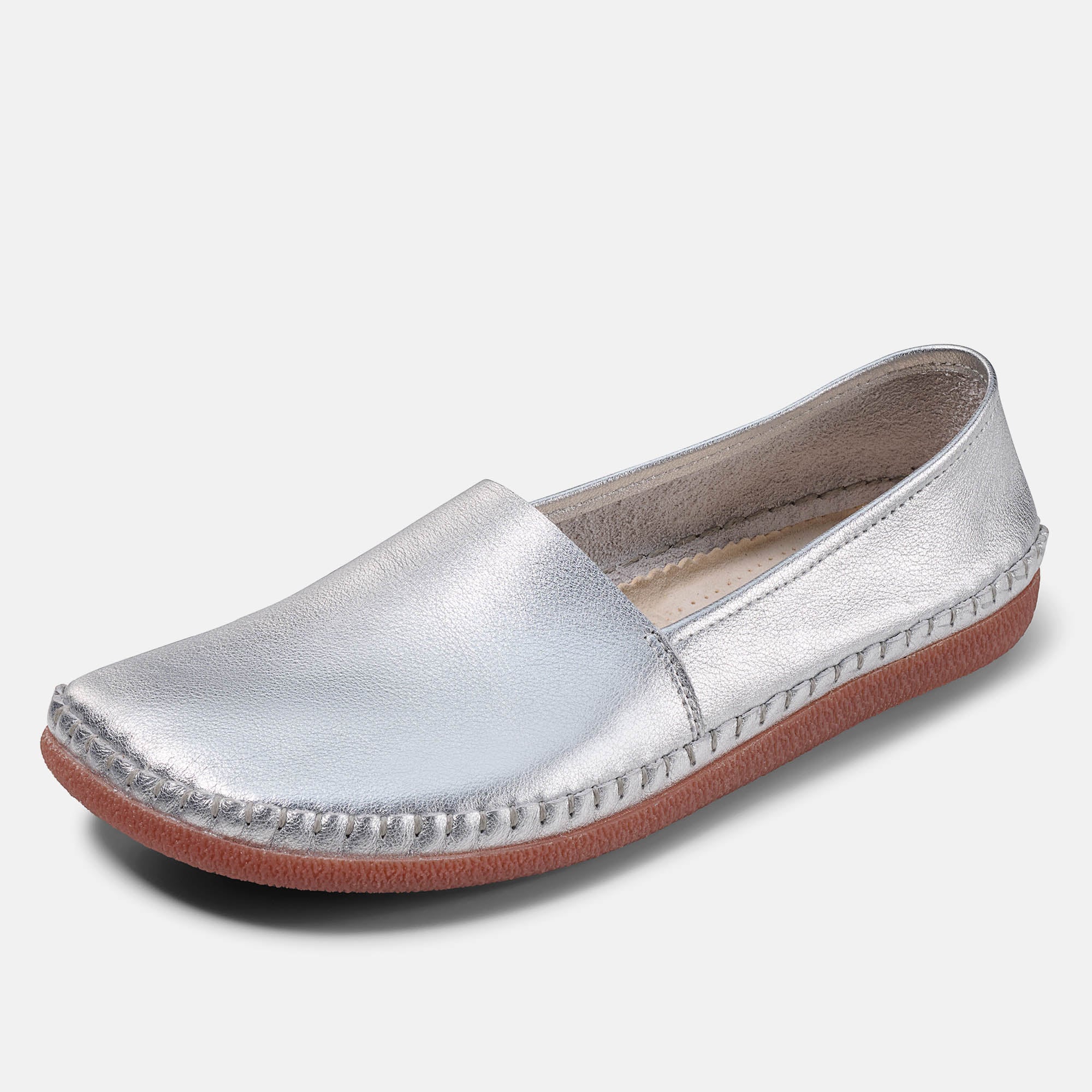 BÄR Schuhe Unisexschuhe Freizeitschuhe Charlie silber Kalbnappaleder Produktbild