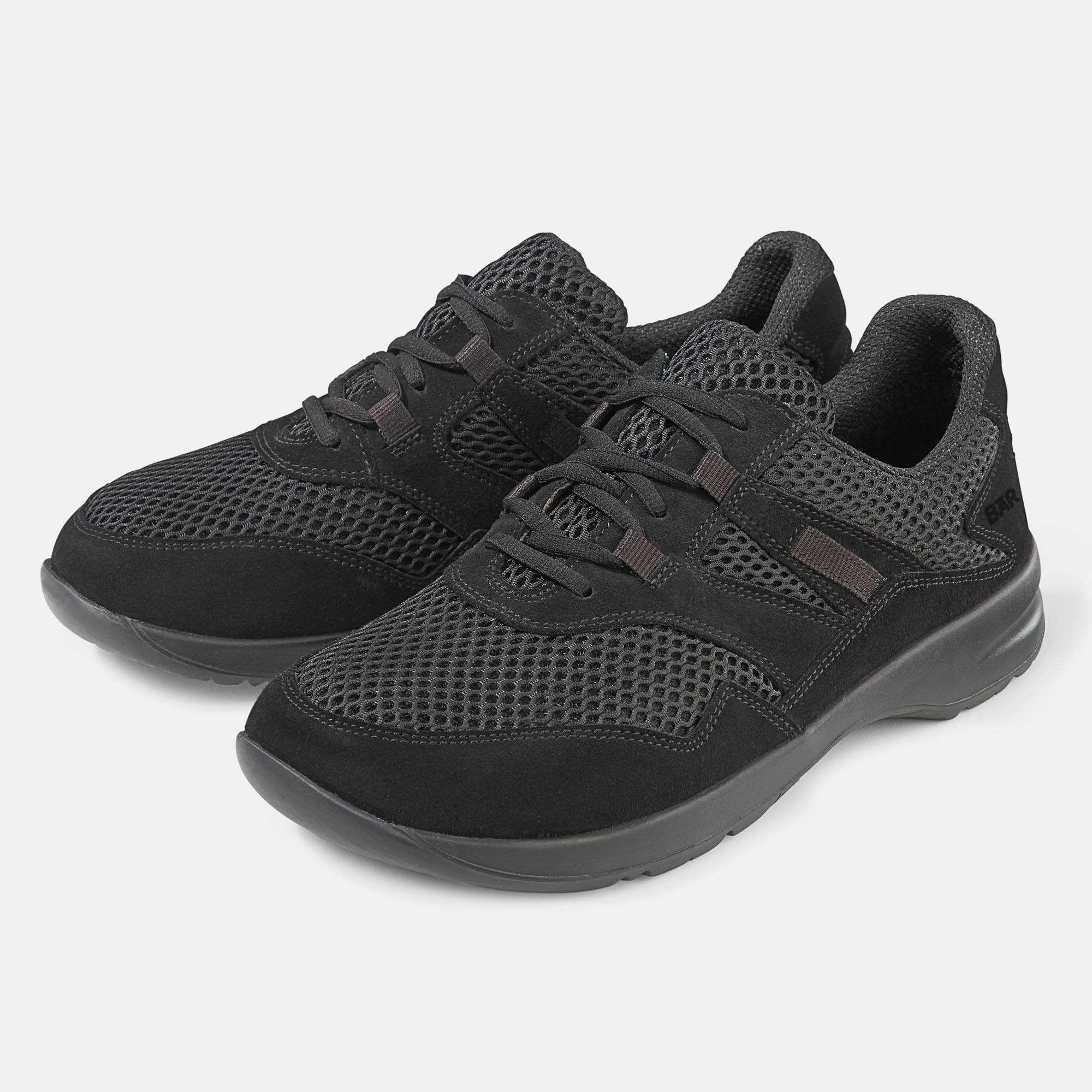 BÄR Schuhe Unisexschuhe Easyrun in schwarz aus Rindveloursleder, Mesh - Anlass: Laufschuhe (Hauptbild) BÄR Schuhe Unisexschuhe Laufschuhe Easyrun schwarz Rindveloursleder, Mesh Hauptbild