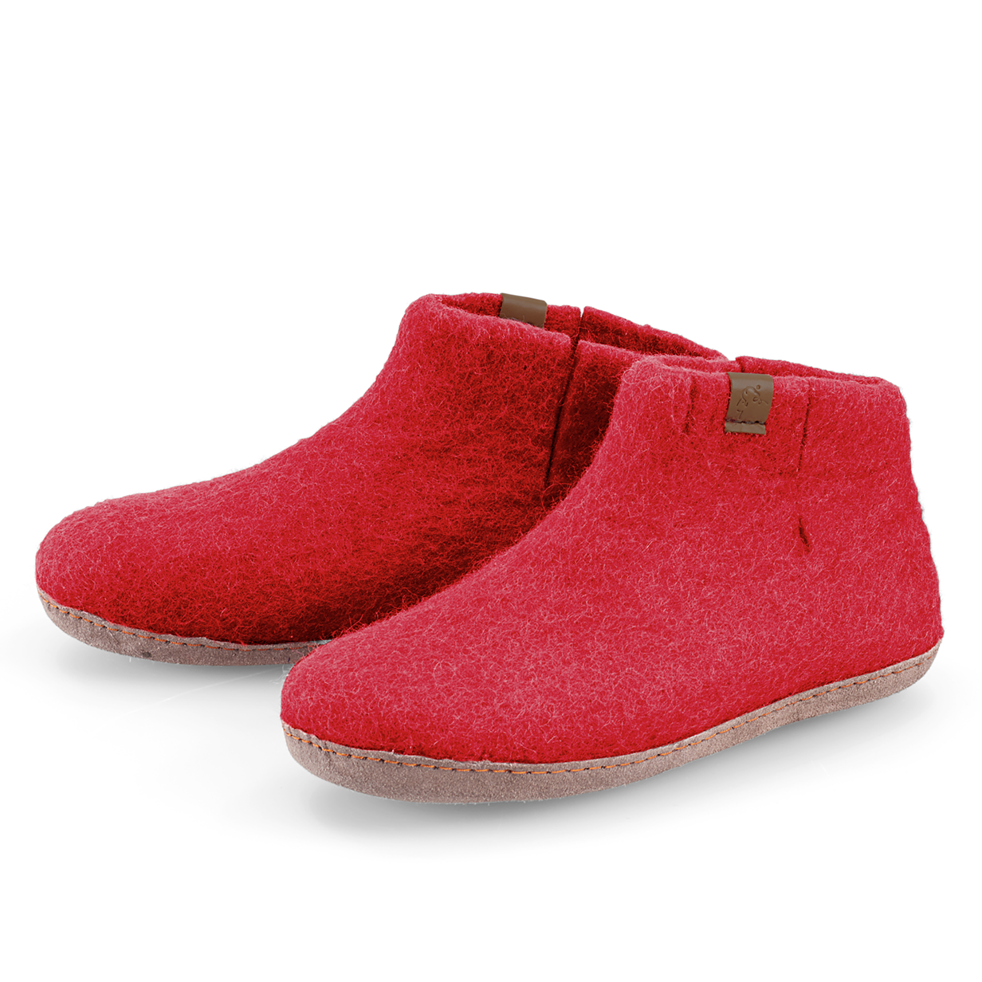 BÄR Schuhe Unisexschuhe Tofvel in rot aus Schurwolle - Anlass: Hausschuhe (Hauptbild) BÄR Schuhe Unisexschuhe Hausschuhe Tofvel rot Schurwolle Hauptbild