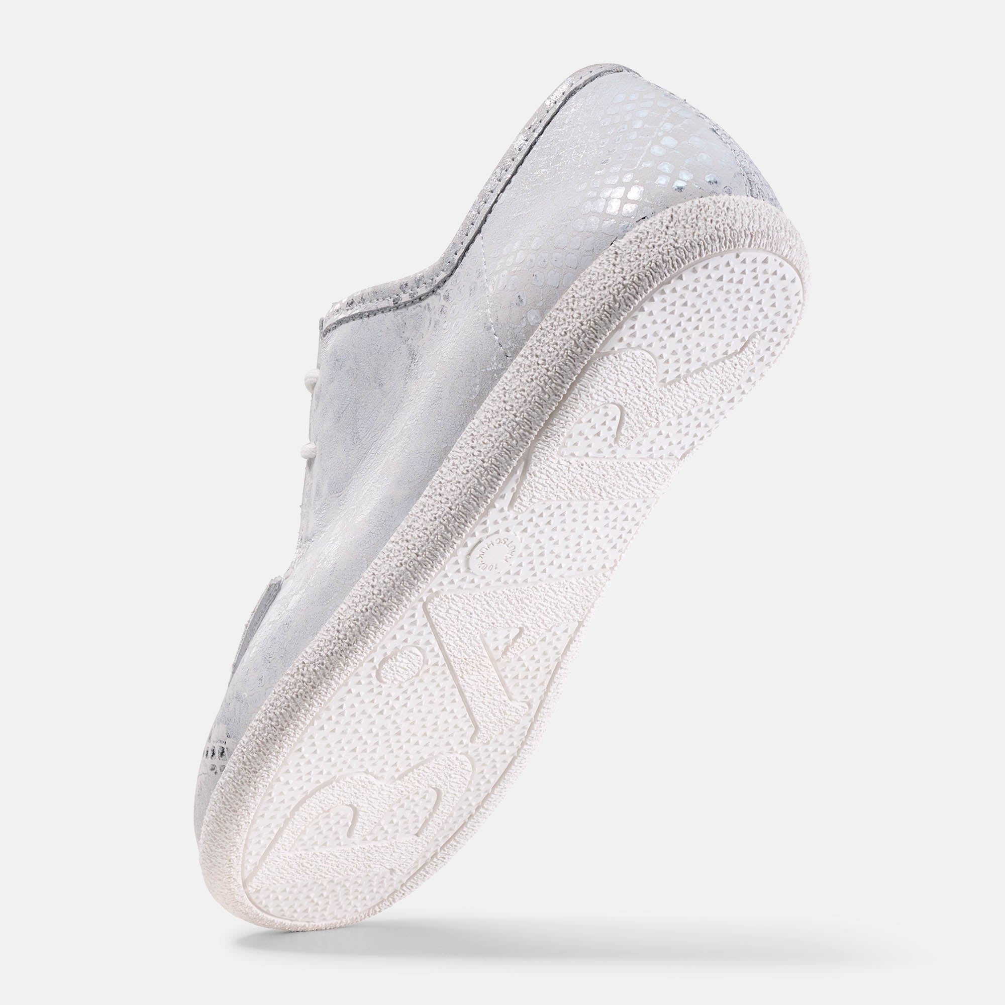 BÄR Schuhe Damenschuhe Freizeitschuhe Johanna weiß/silber Seitenansicht