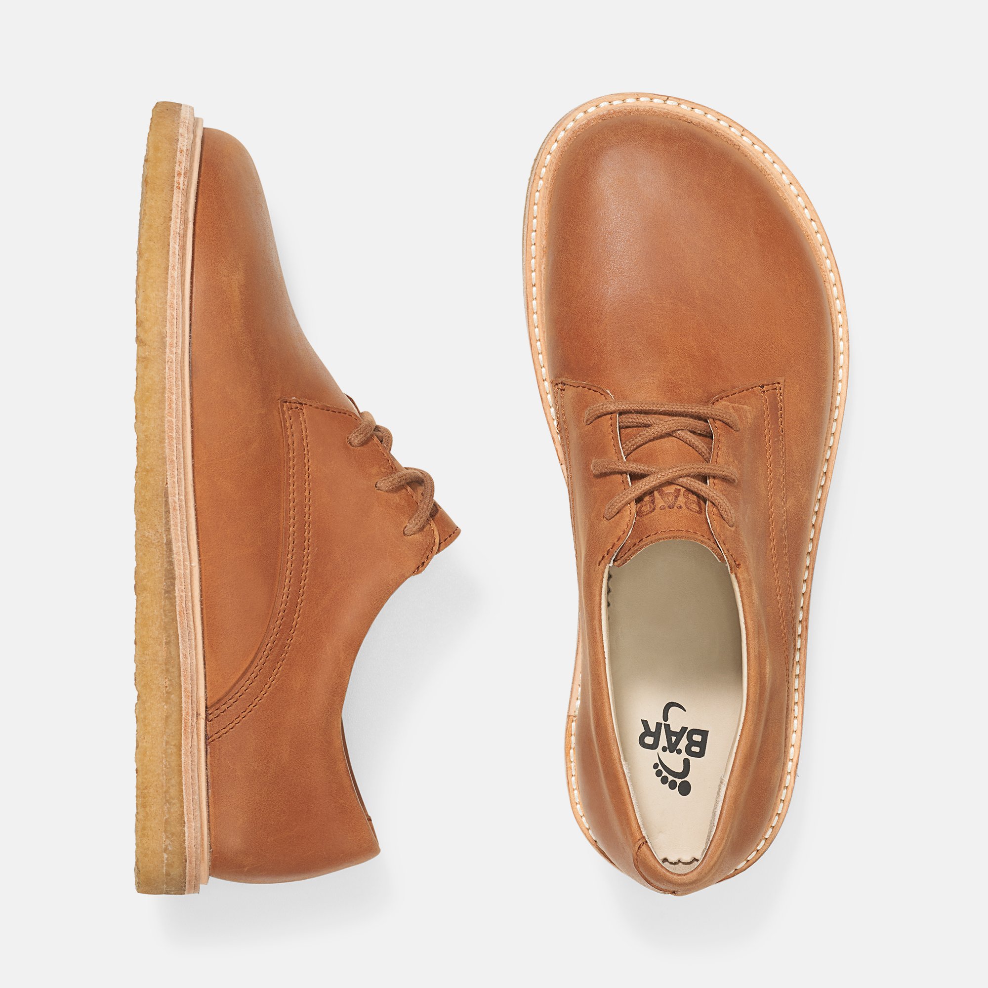 BÄR Schuhe Damenschuhe Teri in cognac aus Rindnappaleder wasserabweisend - Anlass: Businessschuhe (Ansicht von oben) BÄR Schuhe Damenschuhe Businessschuhe Teri cognac Rindnappaleder wasserabweisend Ansicht von oben