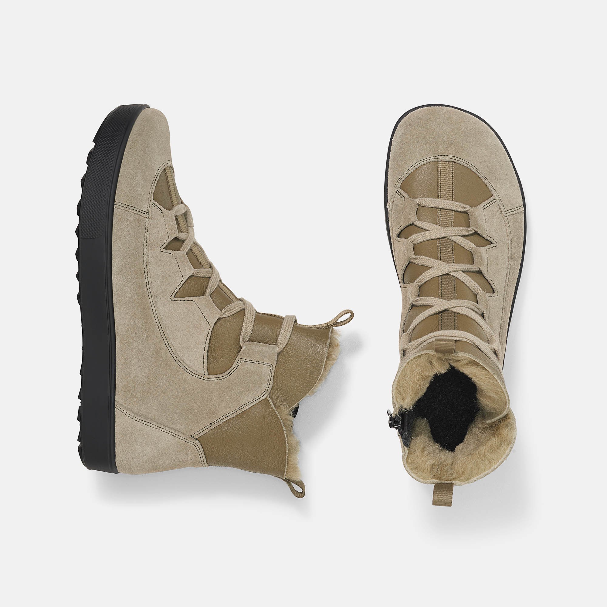 BÄR Schuhe Damenschuhe Paulina in oliv aus Doubleface,Kalbveloursleder - Anlass: Freizeitschuhe (Ansicht von oben) BÄR Schuhe Damenschuhe Freizeitschuhe Paulina oliv Doubleface,Kalbveloursleder Ansicht von oben