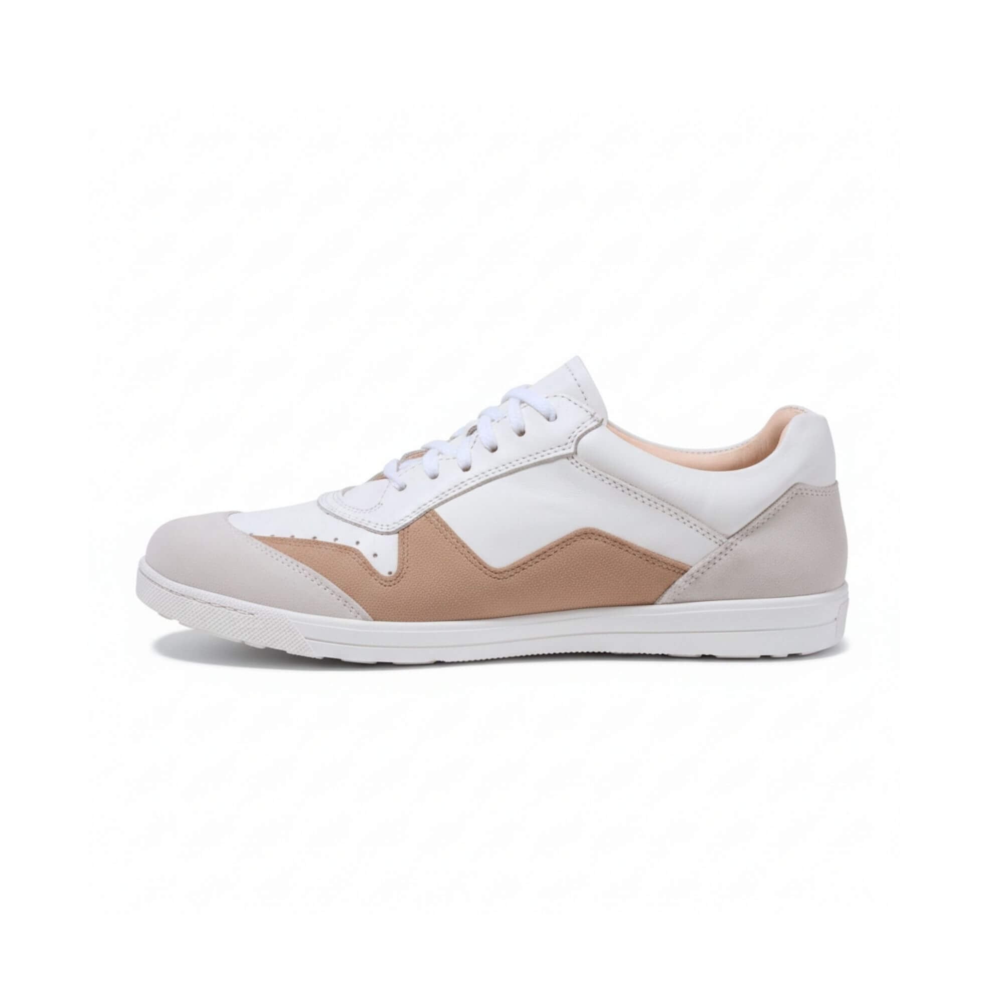 BÄR Schuhe Damenschuhe Freizeitschuhe Alea weiß/beige Kalbnappaleder, Kalbveloursleder Hauptbild