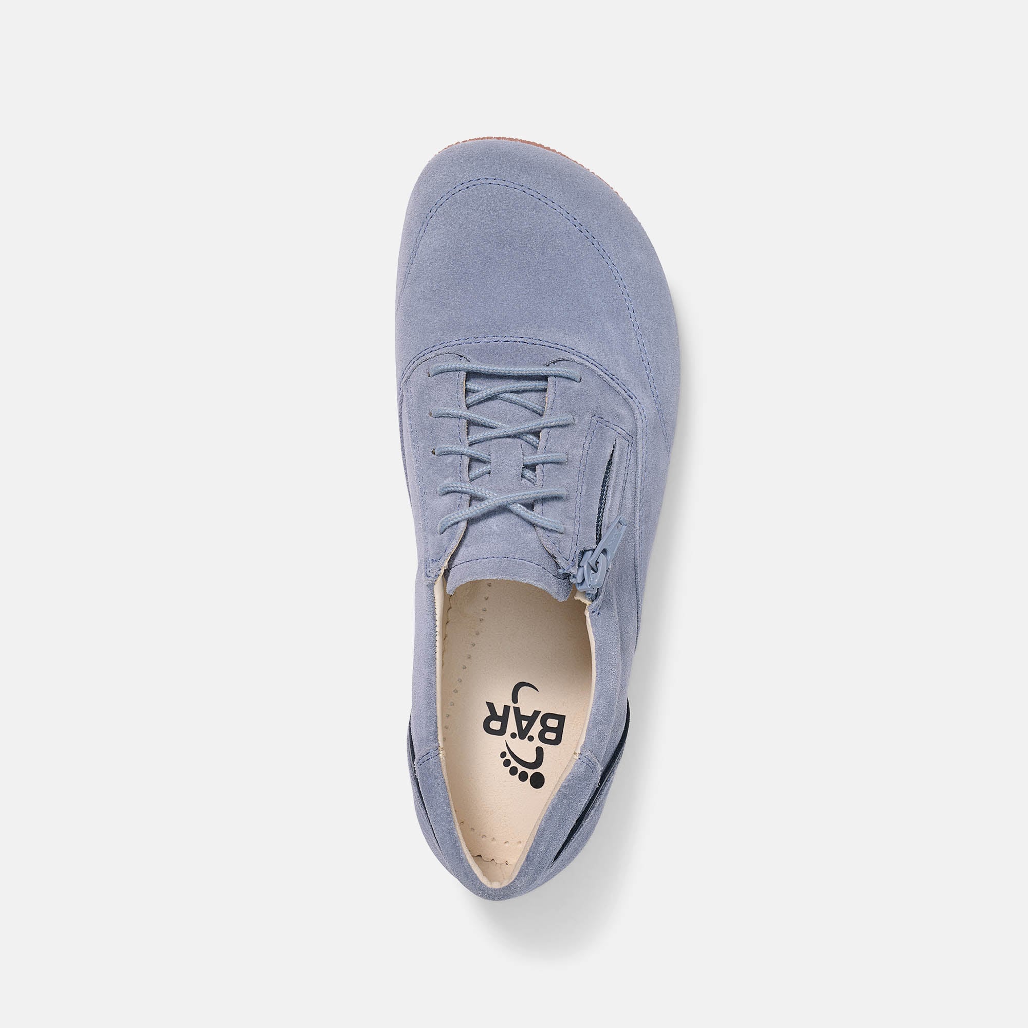 BÄR Schuhe Damenschuhe Freizeitschuhe Clea jeans Kalbveloursleder Ansicht von oben