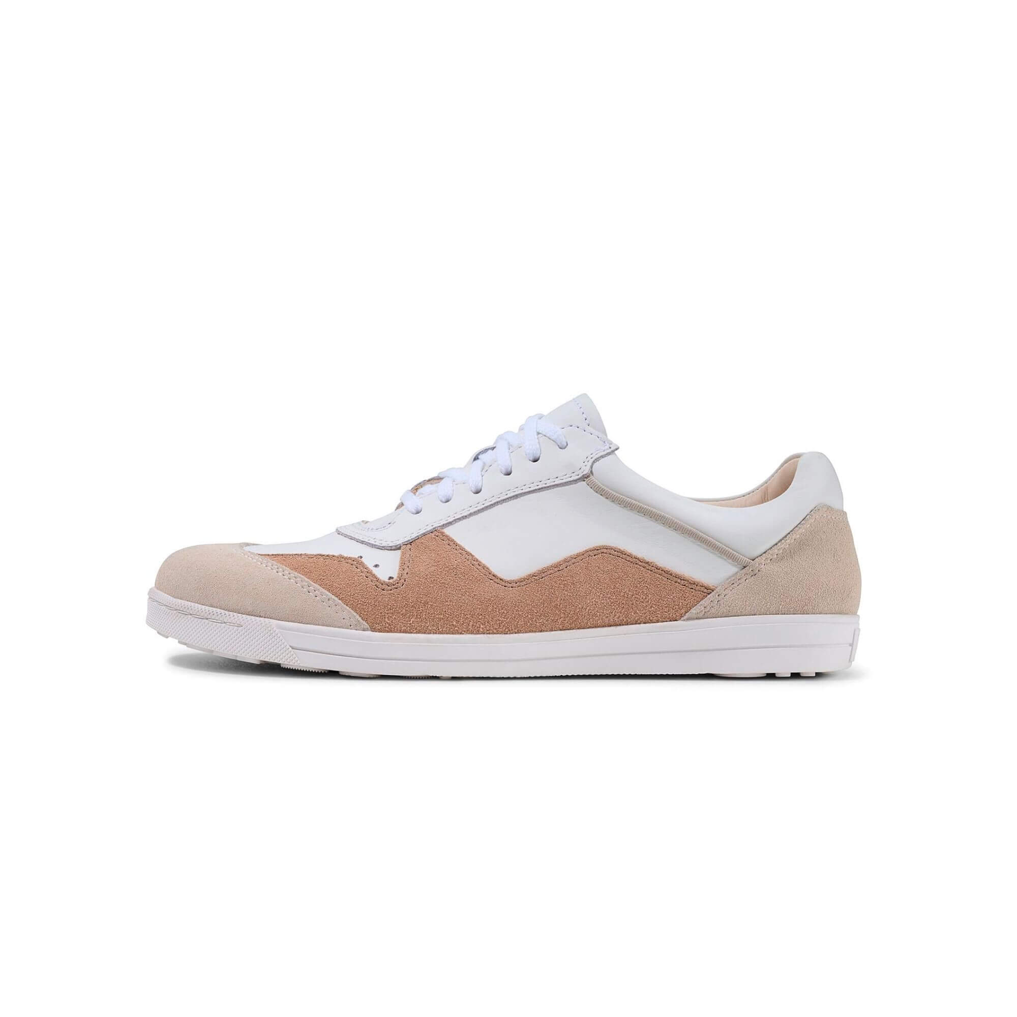 BÄR Schuhe Damenschuhe Freizeitschuhe Alea 2.0 weiß/beige Kalbnappaleder, Kalbveloursleder Produktbild