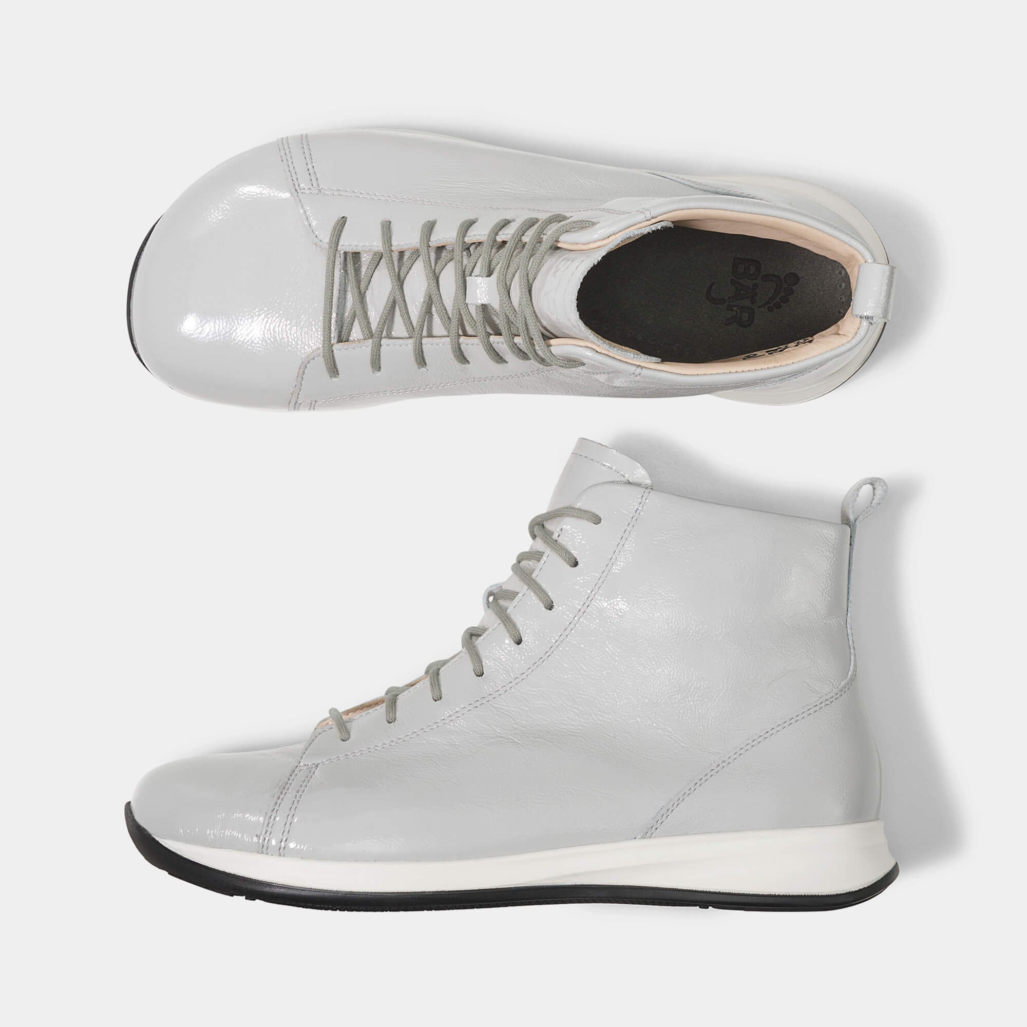 BÄR Schuhe Damenschuhe Liz in hellgrau (Ansicht von oben) BÄR Schuhe Damenschuhe Liz hellgrau Ansicht von oben