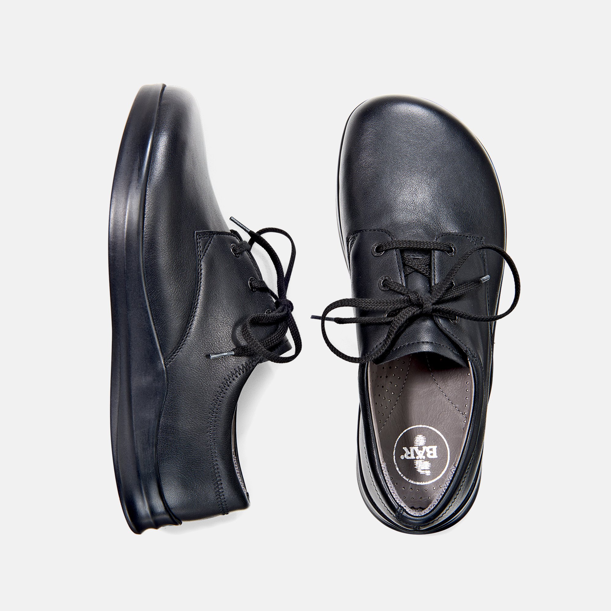 BÄR Schuhe Herrenschuhe Louis in schwarz aus Rindnappaleder - Anlass: Businessschuhe (Ansicht von oben) BÄR Schuhe Herrenschuhe Businessschuhe Louis schwarz Rindnappaleder Ansicht von oben
