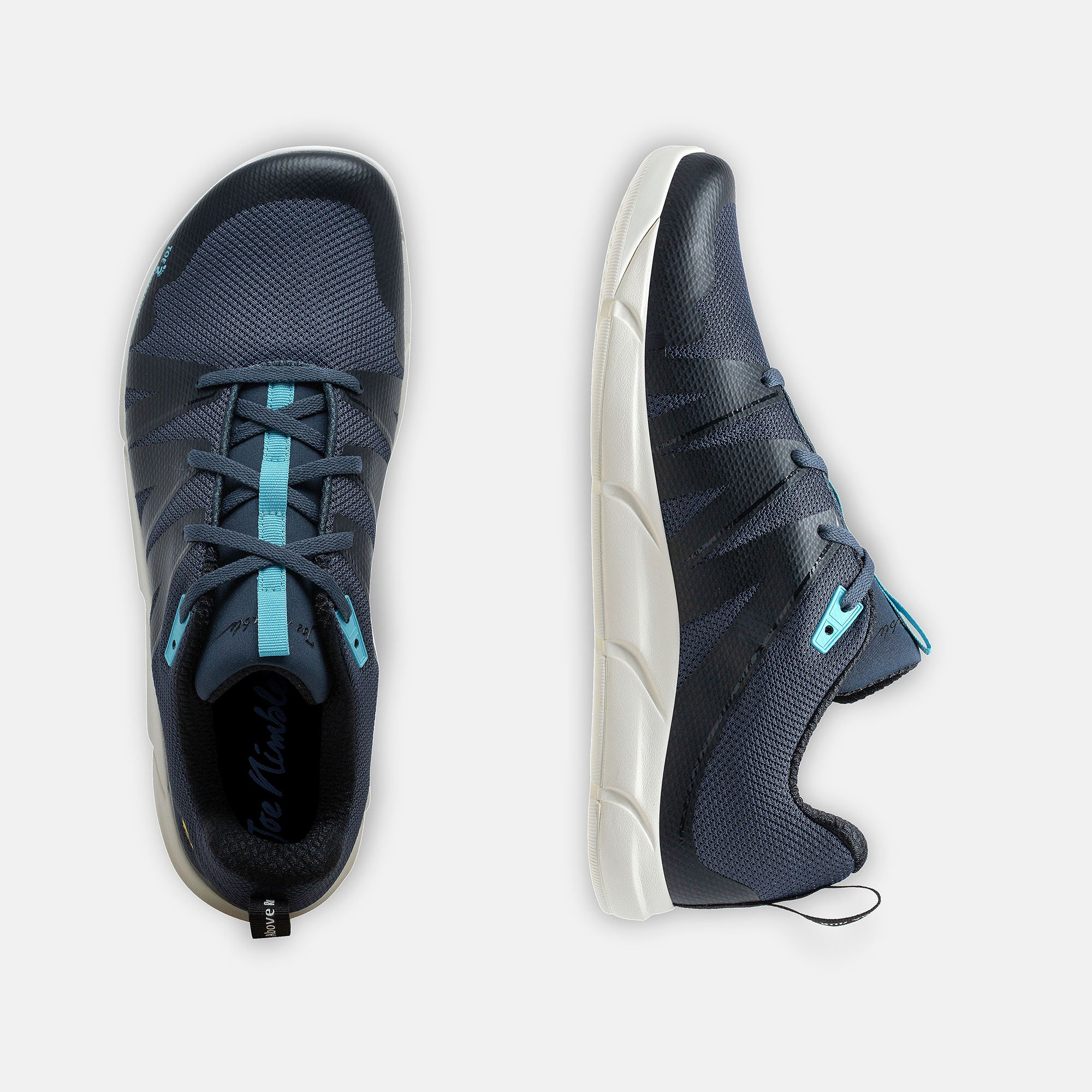 JOENIMBLE Schuhe Damenschuhe Addict in blau aus Textil - Anlass: Sport (Ansicht von oben) JOENIMBLE Schuhe Damenschuhe Sport Addict blau Textil Ansicht von oben