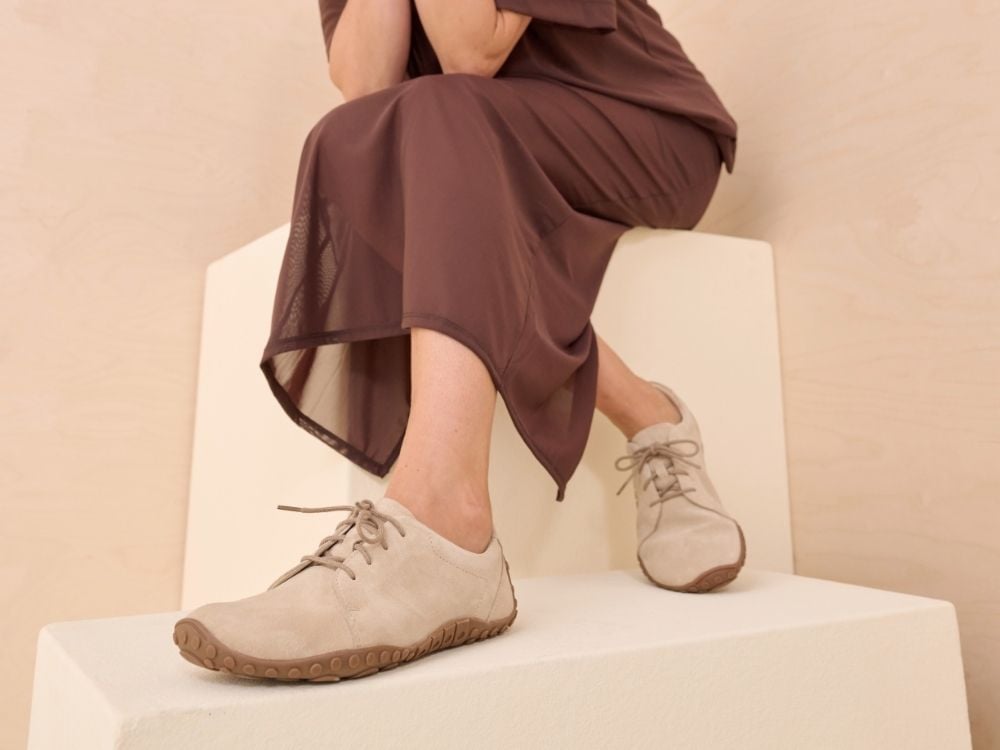 BÄR Schuhe Damenschuhe Freizeitschuhe Joyce 2.0 beige Kalbveloursleder Emotionsbild