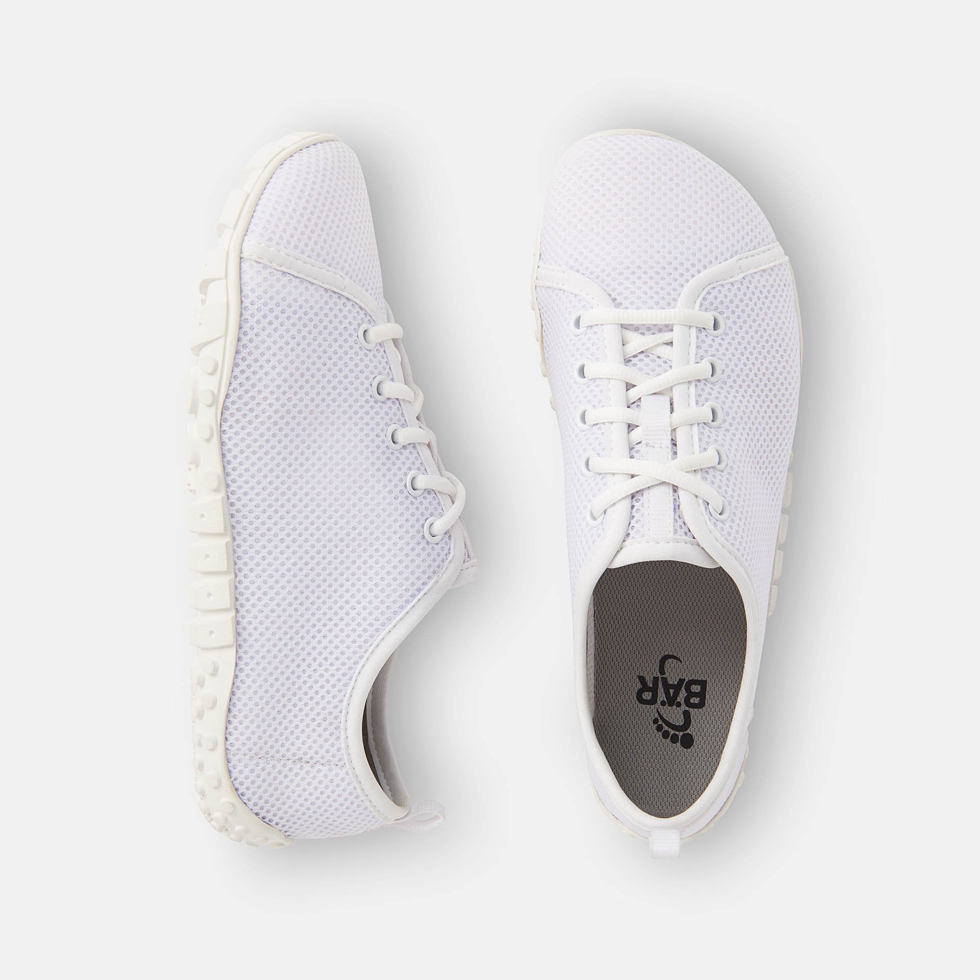 BÄR Schuhe Damenschuhe Judy in weiß aus Textil - Anlass: Alltag (Ansicht von oben) BÄR Schuhe Damenschuhe Alltag Judy weiß Textil Ansicht von oben