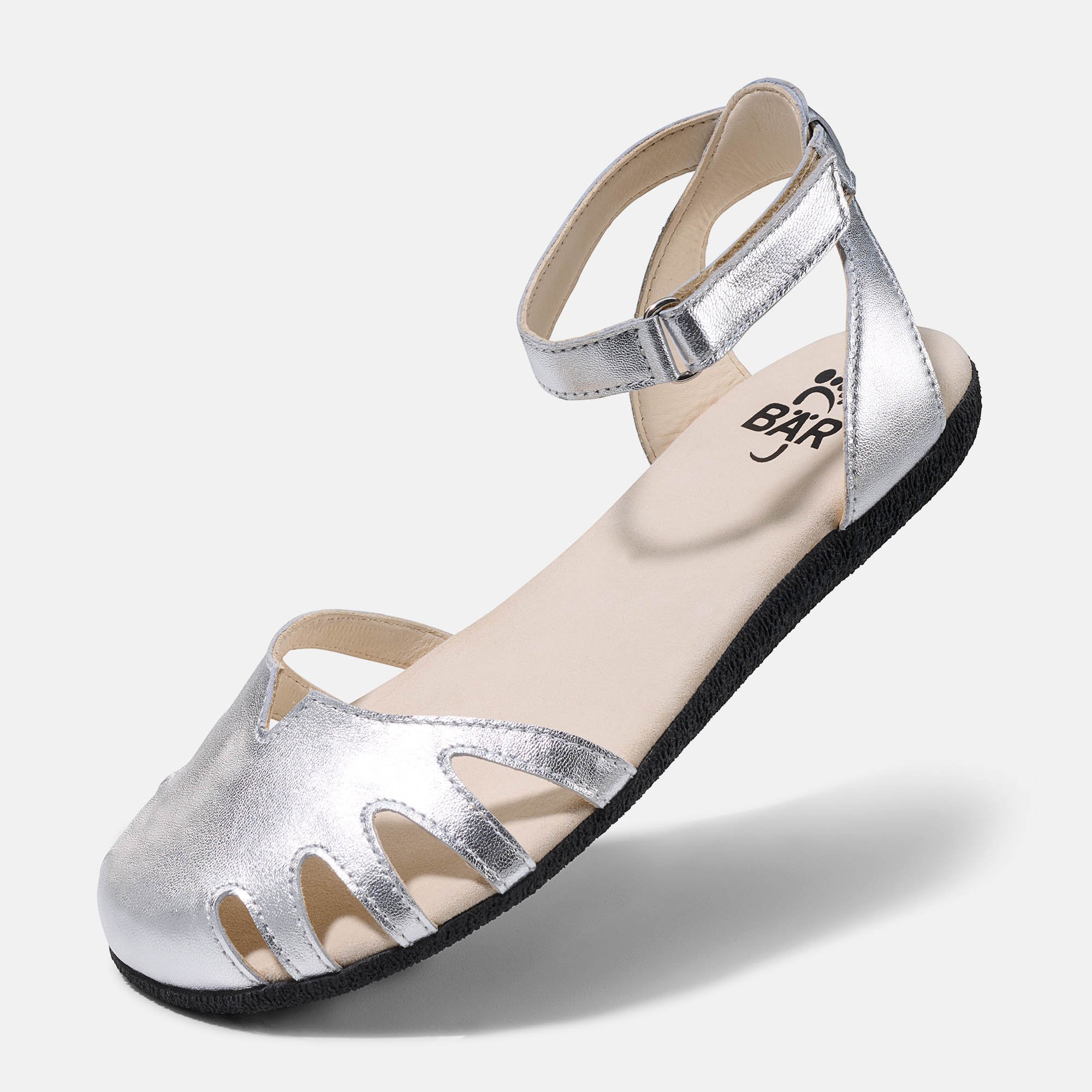BÄR Schuhe Damenschuhe Alisa in silber aus Lammnappaleder - Anlass: Freizeitschuhe (Produktbild) BÄR Schuhe Damenschuhe Freizeitschuhe Alisa silber Lammnappaleder Produktbild