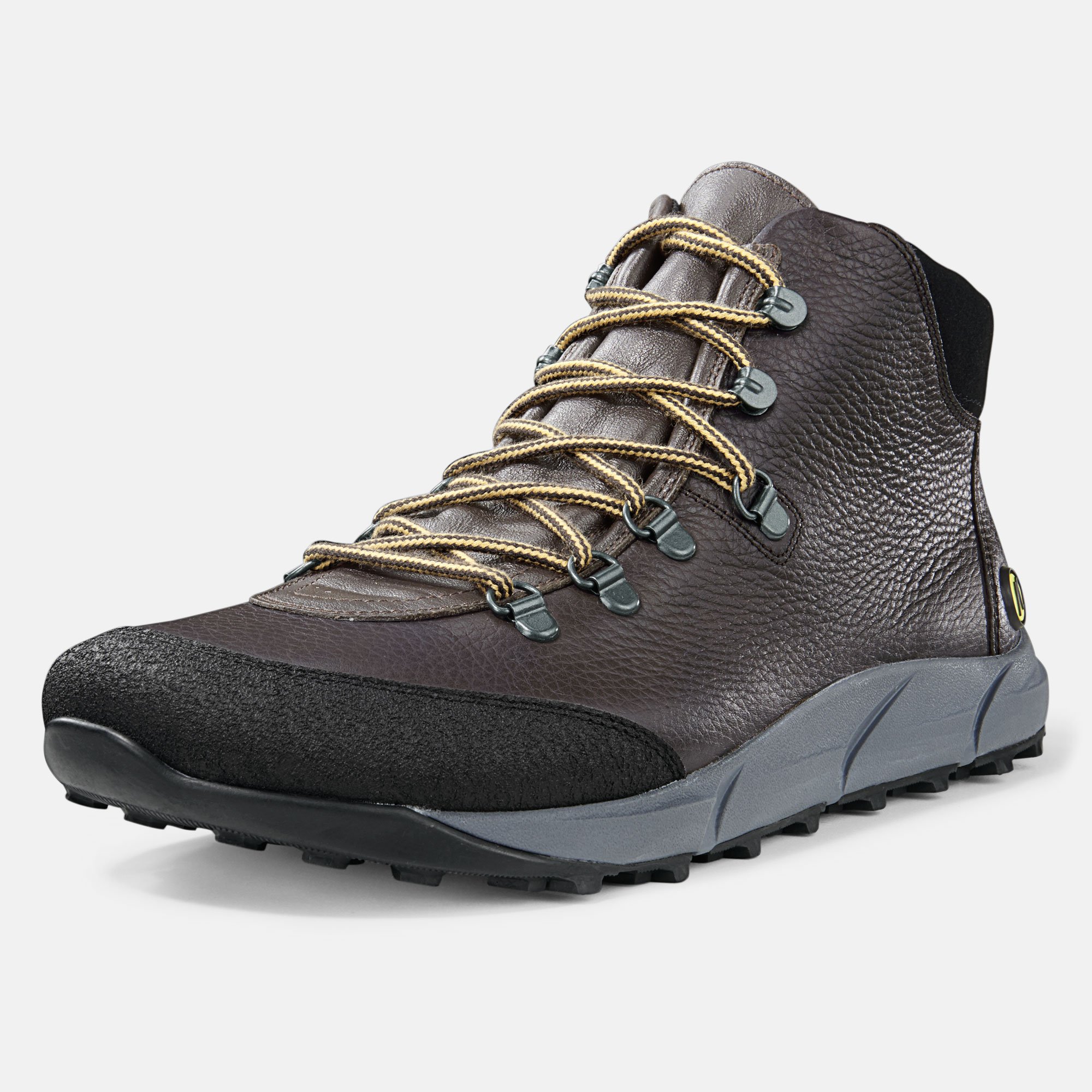 JOENIMBLE Schuhe Herrenschuhe wanderToes 2.0 in dunkelbraun aus Beschichtetes Textil, Rindnappaleder wasserabweisend (Produktbild) JOENIMBLE Schuhe Herrenschuhe wanderToes 2.0 dunkelbraun Beschichtetes Textil, Rindnappaleder wasserabweisend Produktbild
