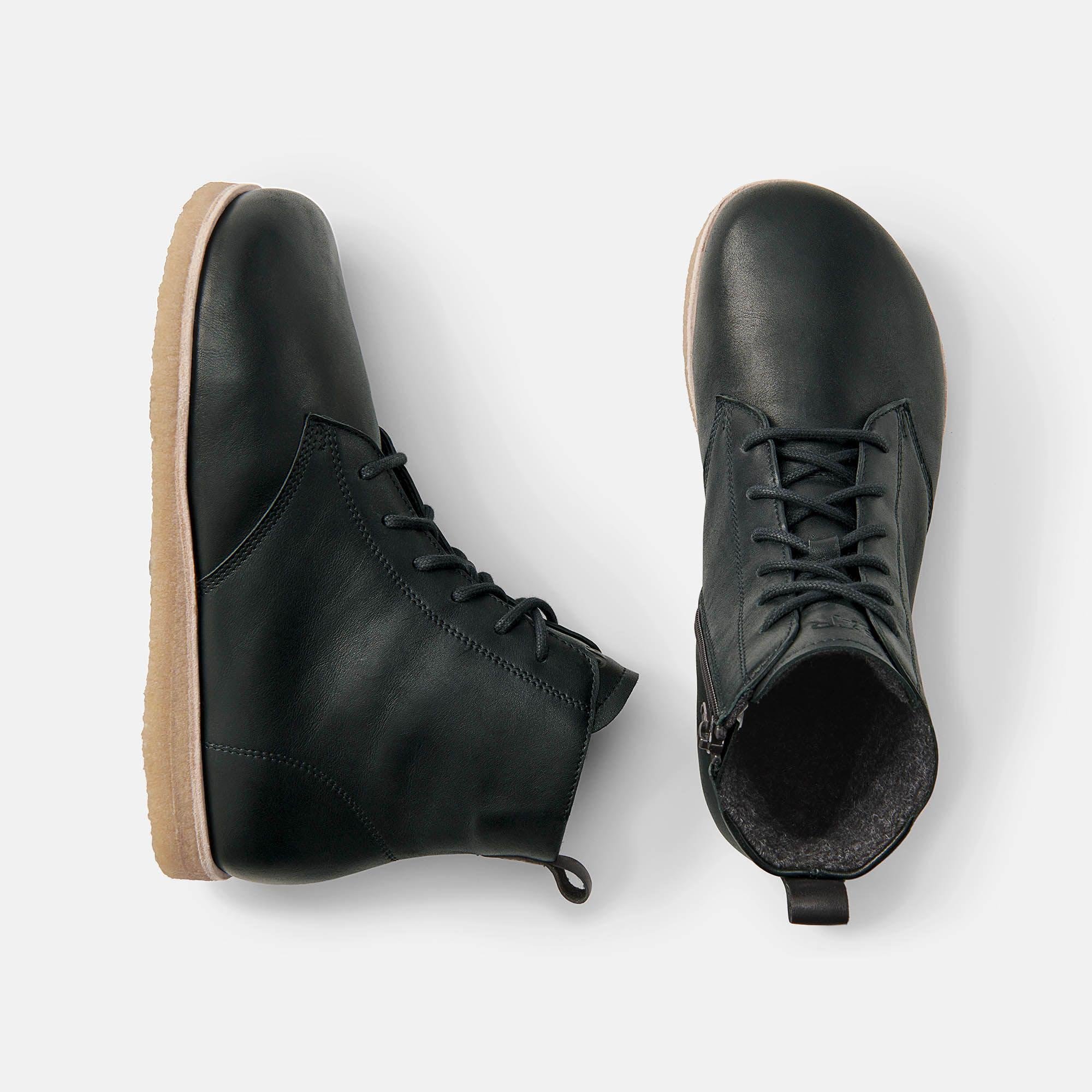 BÄR Schuhe Damenschuhe Shay in schwarz aus Rindnappaleder - Anlass: Freizeitschuhe (Ansicht von oben) BÄR Schuhe Damenschuhe Freizeitschuhe Shay schwarz Rindnappaleder Ansicht von oben