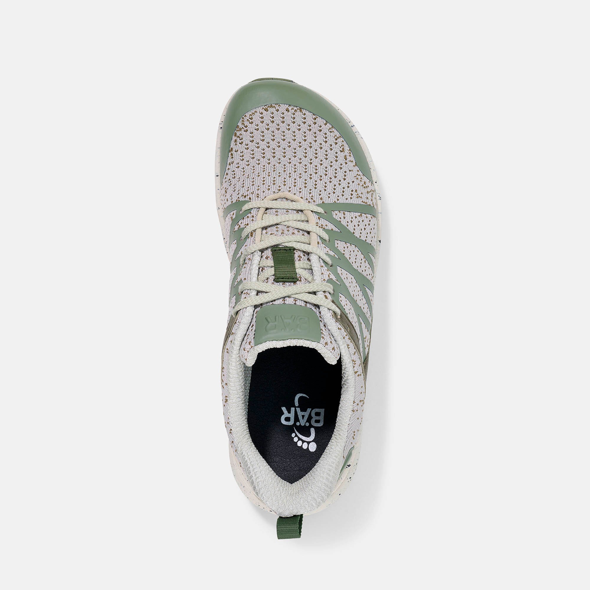 BÄR Schuhe Unisexschuhe Laufschuhe Urban Move grün Ansicht von oben