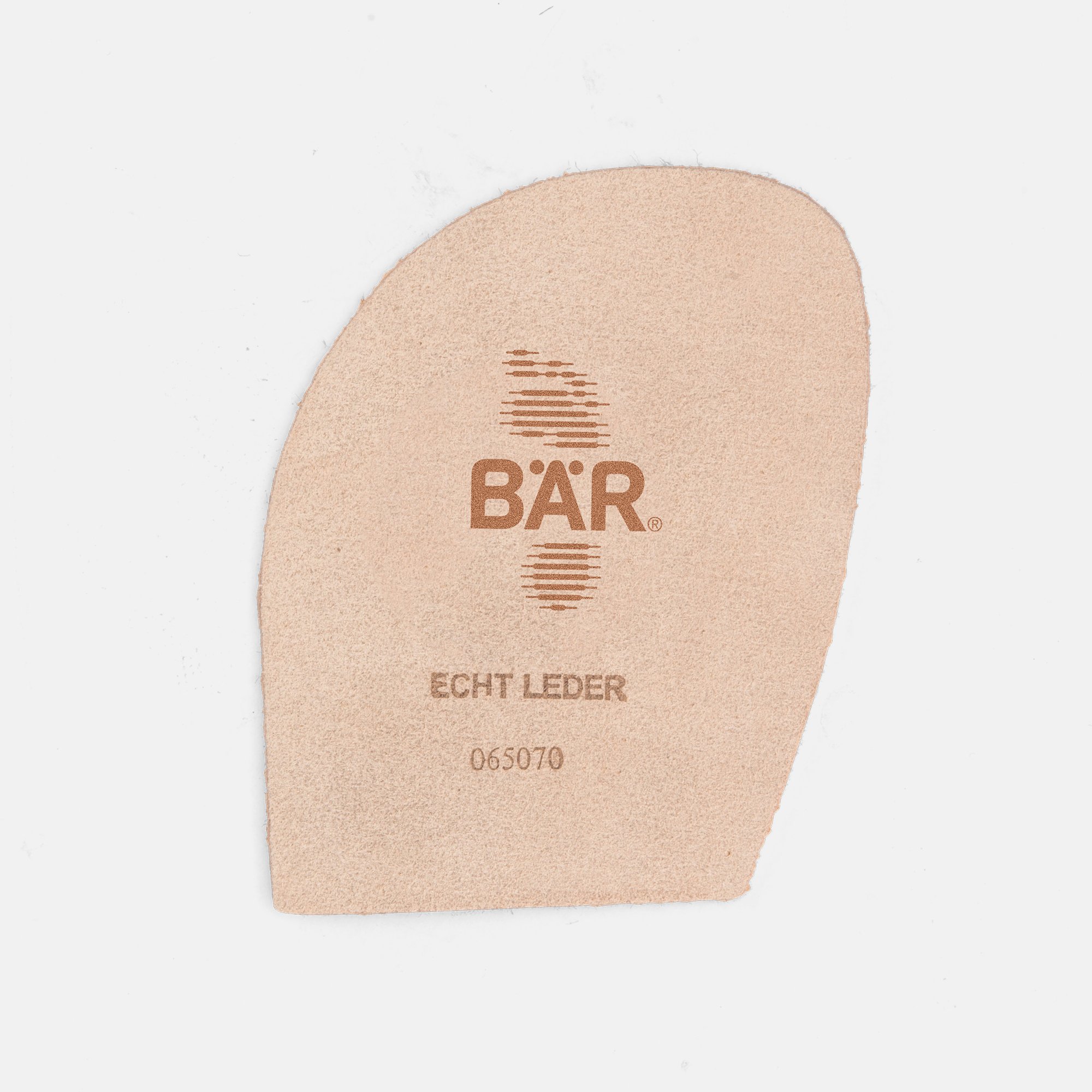 BÄR Schuhe Vorfuß-Halbeinlegesohle 4 mm Standard in natur (Ansicht von oben) BÄR Schuhe Vorfuß-Halbeinlegesohle 4 mm Standard natur Ansicht von oben