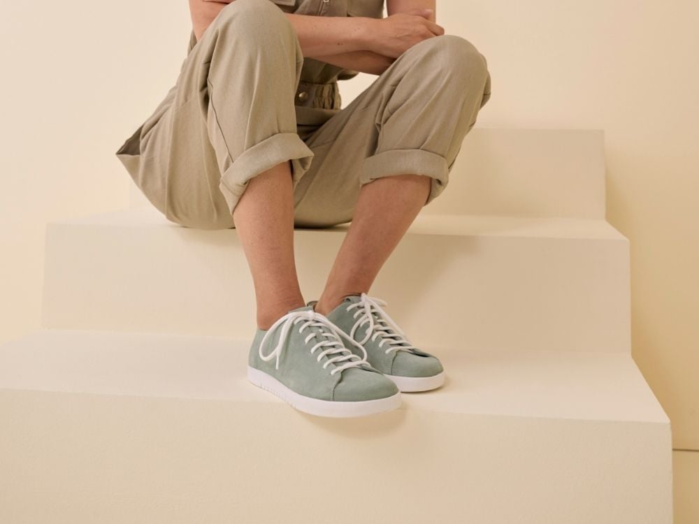 BÄR Schuhe Unisexschuhe Freizeitschuhe Dale 2.0 mint Rindveloursleder Emotionsbild