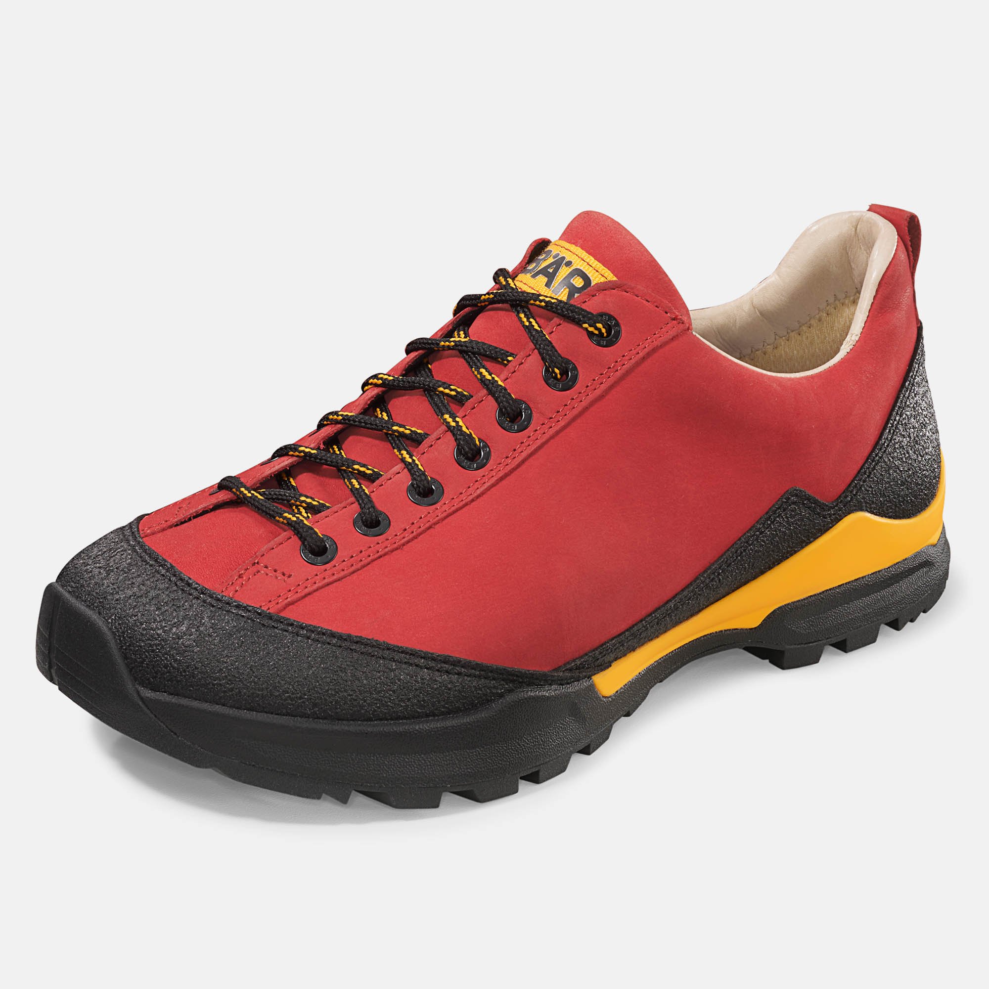 BÄR Schuhe Damenschuhe Bergkomfort Wanderschuh in rot aus terracare® Rindnubuk wasserabweisend - Anlass: Wanderschuhe (Produktbild) BÄR Schuhe Damenschuhe Wanderschuhe Bergkomfort Wanderschuh rot terracare® Rindnubuk wasserabweisend Produktbild