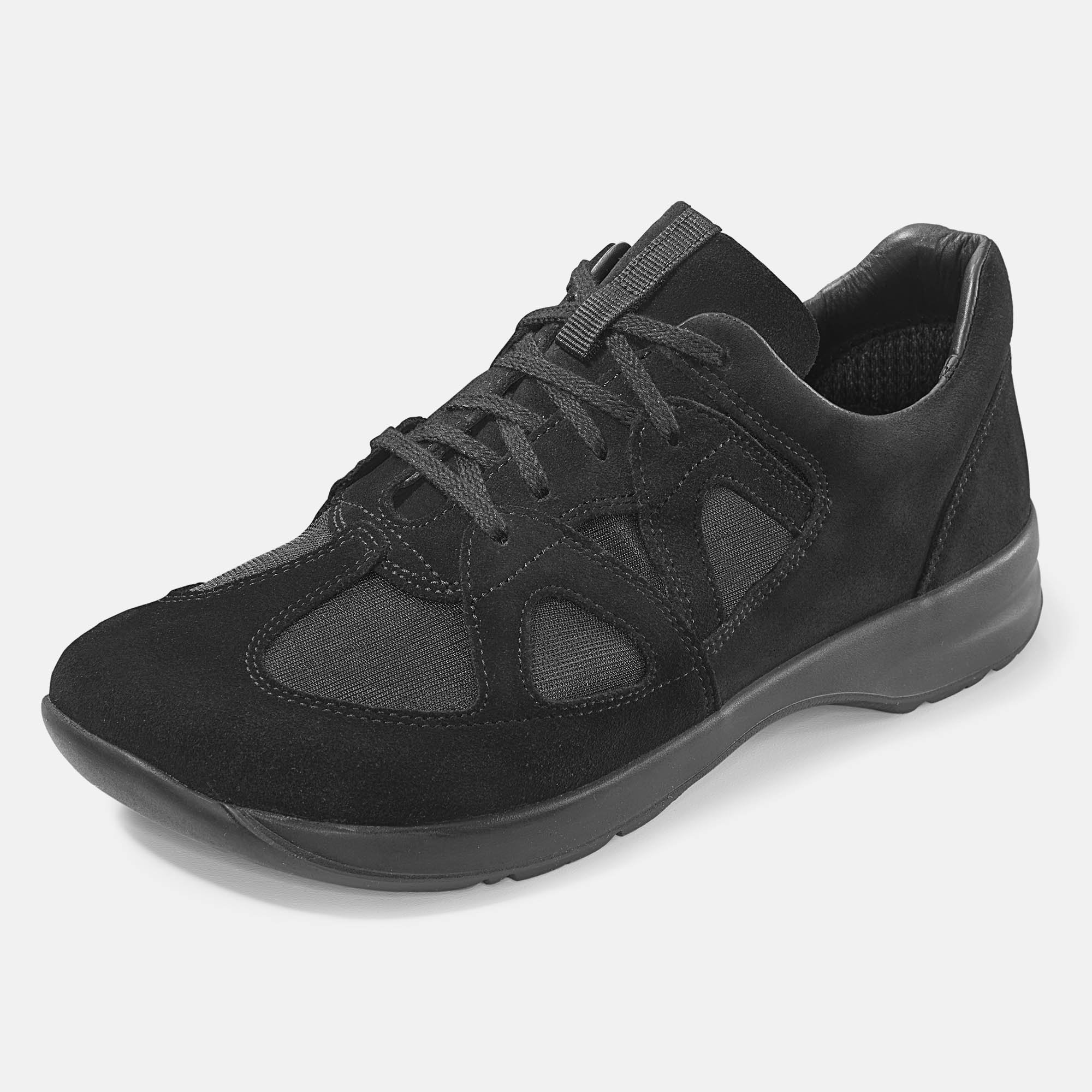 BÄR Schuhe Damenschuhe Kayla in schwarz aus Kalbnappaleder, Textil - Anlass: Freizeitschuhe (Produktbild) BÄR Schuhe Damenschuhe Freizeitschuhe Kayla schwarz Kalbnappaleder, Textil Produktbild
