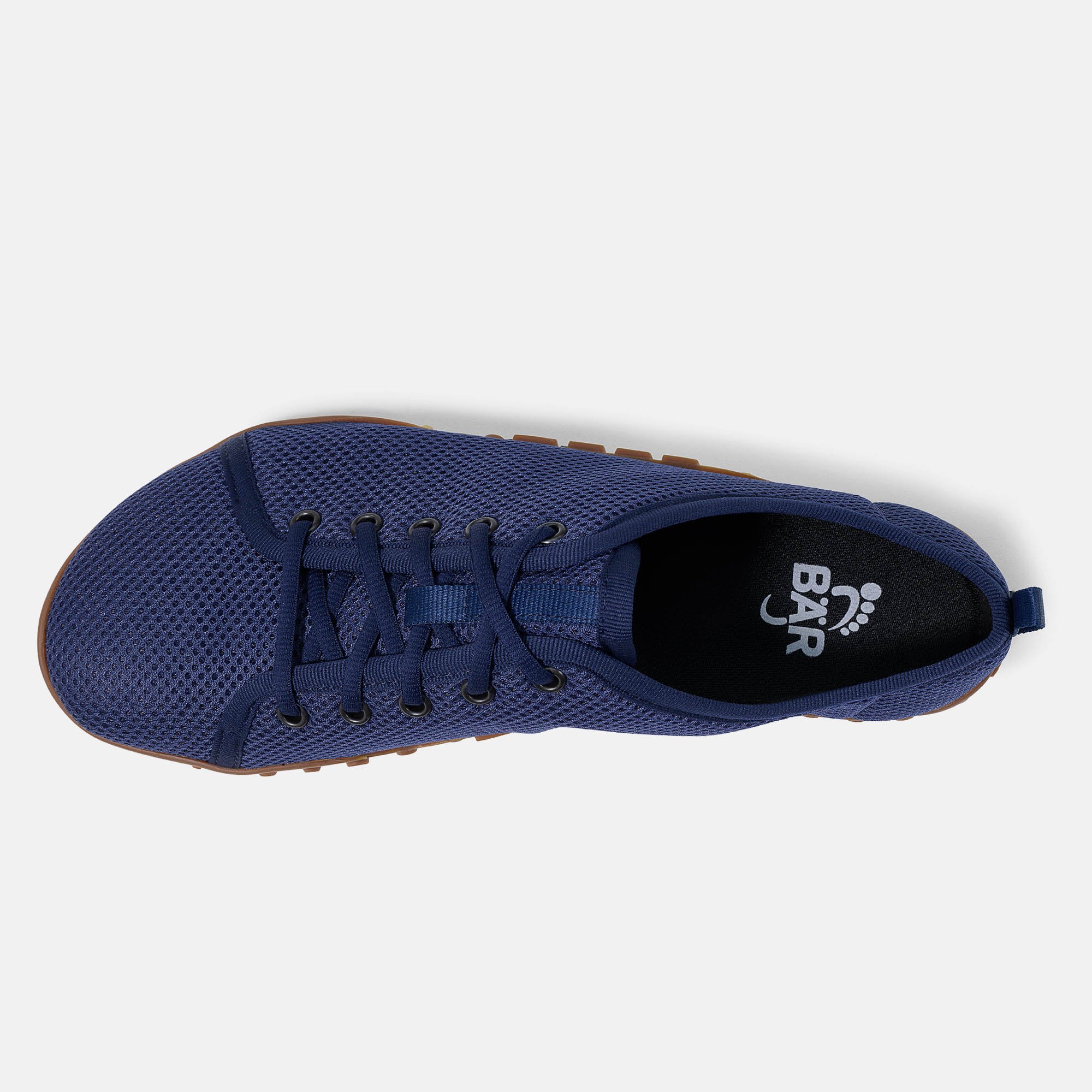 BÄR Schuhe Herrenschuhe John in dunkelblau aus Textil - Anlass: Freizeitschuhe (Ansicht von oben) BÄR Schuhe Herrenschuhe Freizeitschuhe John dunkelblau Textil Ansicht von oben