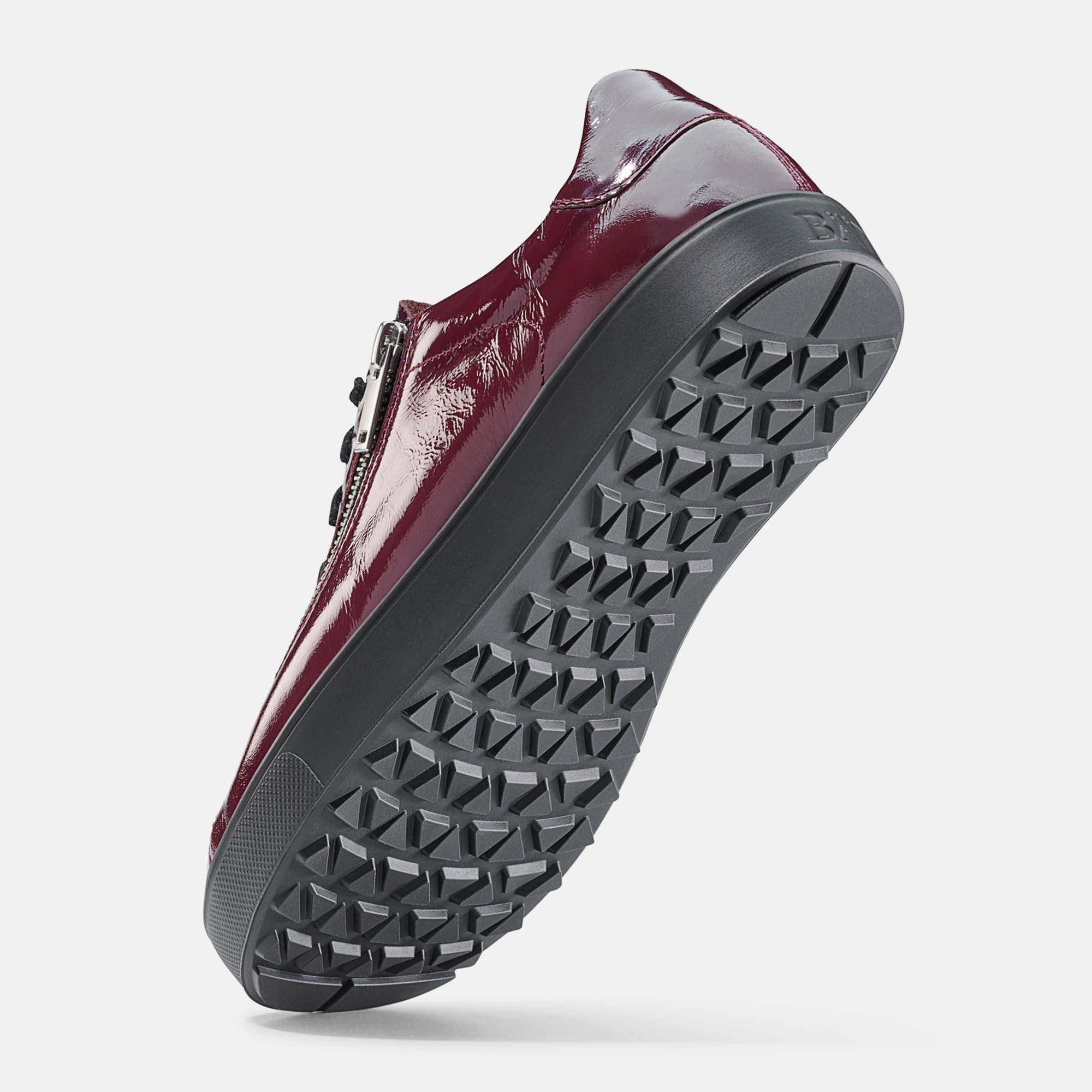 BÄR Schuhe Damenschuhe Freizeitschuhe Margot bordeaux Kalblackleder Seitenansicht