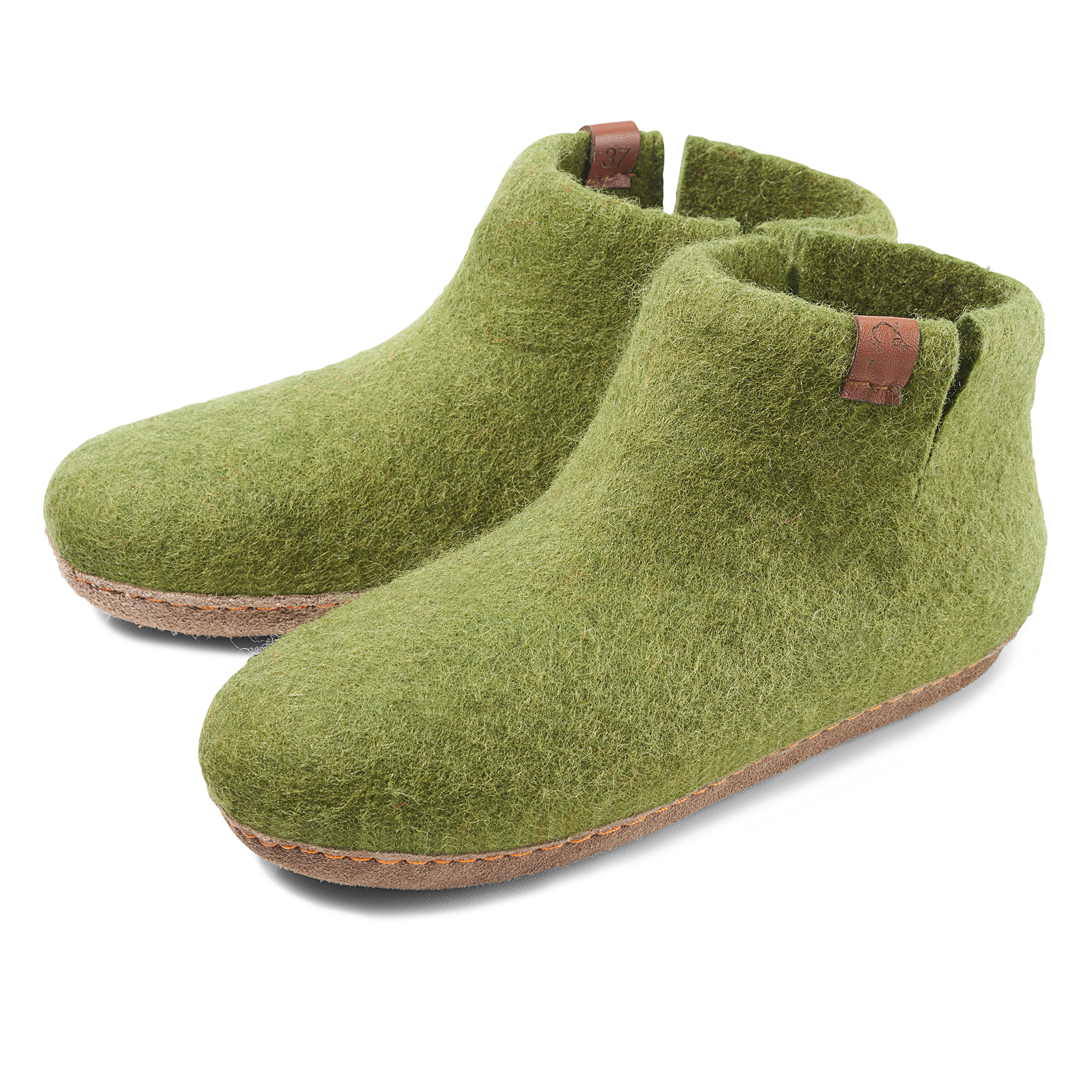 BÄR Schuhe Unisexschuhe Tofvel in avocado aus Schurwolle - Anlass: Hausschuhe (Hauptbild) BÄR Schuhe Unisexschuhe Hausschuhe Tofvel avocado Schurwolle Hauptbild