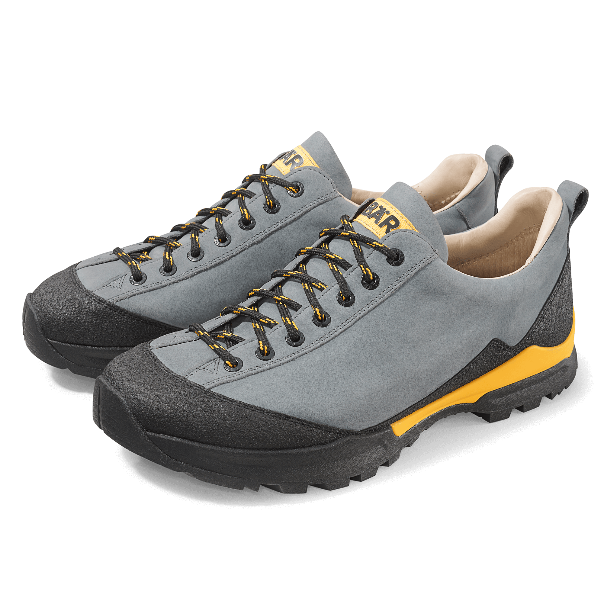 BÄR Schuhe Herrenschuhe Bergkomfort Wanderschuh in dunkelgrau aus terracare® Rindnubuk wasserabweisend - Anlass: Wanderschuhe (Hauptbild) BÄR Schuhe Herrenschuhe Wanderschuhe Bergkomfort Wanderschuh dunkelgrau terracare® Rindnubuk wasserabweisend Hauptbild