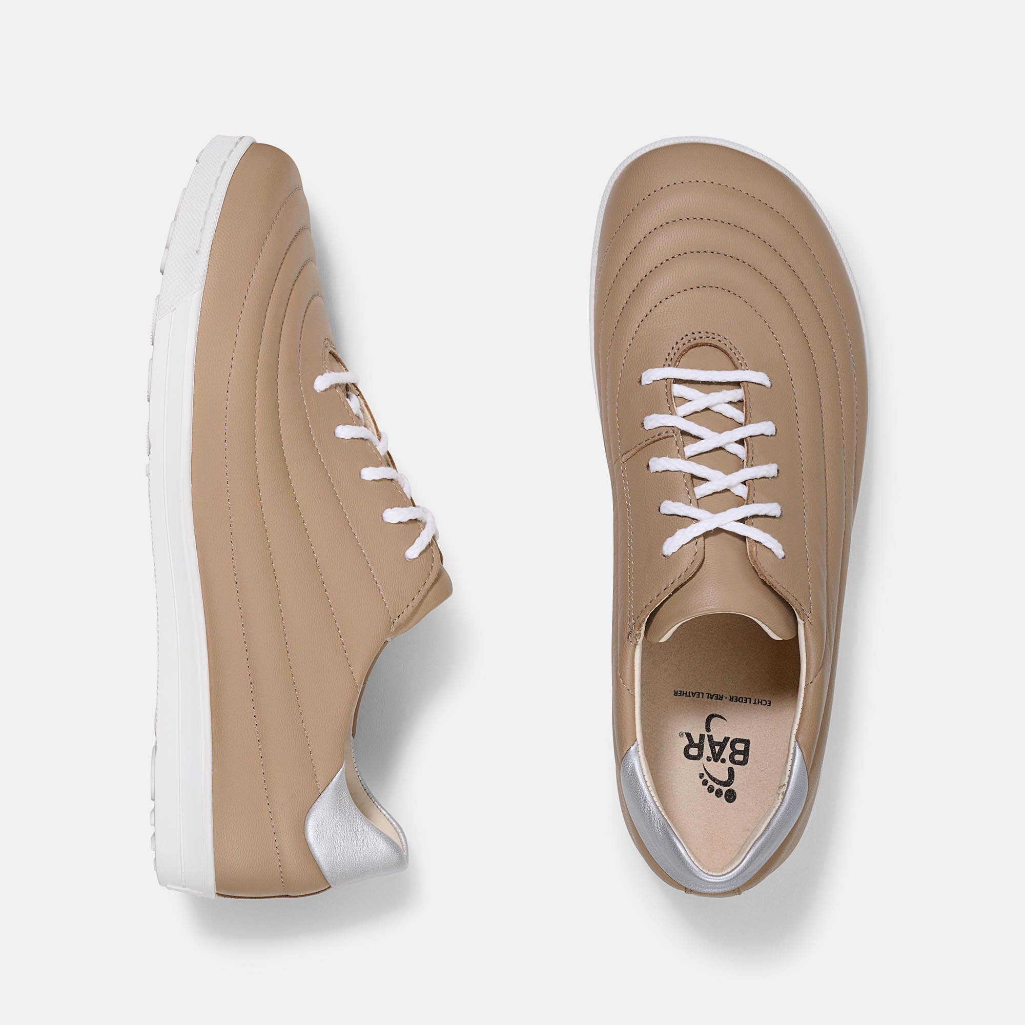 BÄR Schuhe Damenschuhe Alltag Harper beige Lammnappaleder Ansicht von oben
