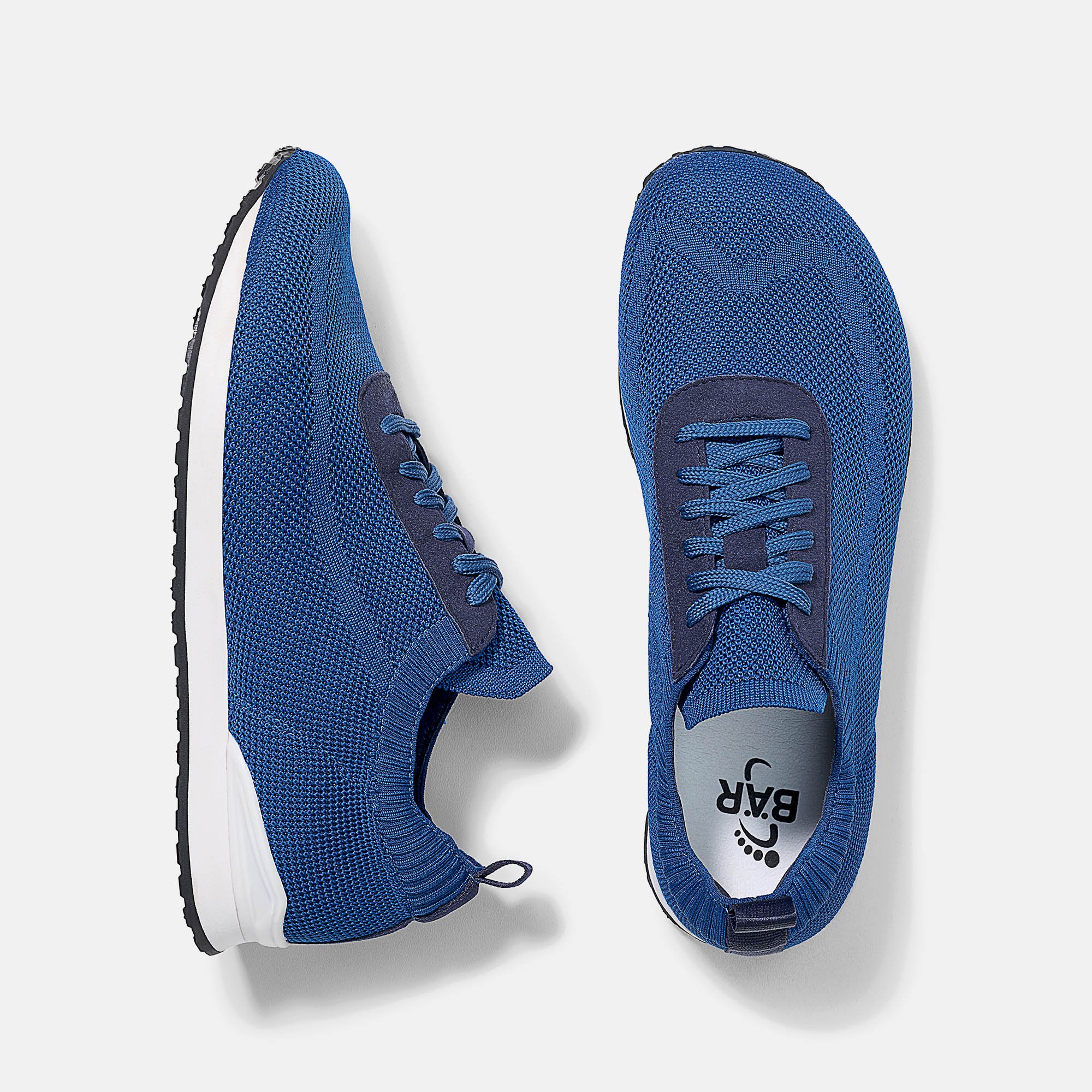BÄR Schuhe Herrenschuhe Pito 2.0 in blau aus Textil - Anlass: Freizeitschuhe (Ansicht von oben) BÄR Schuhe Herrenschuhe Freizeitschuhe Pito 2.0 blau Textil Ansicht von oben