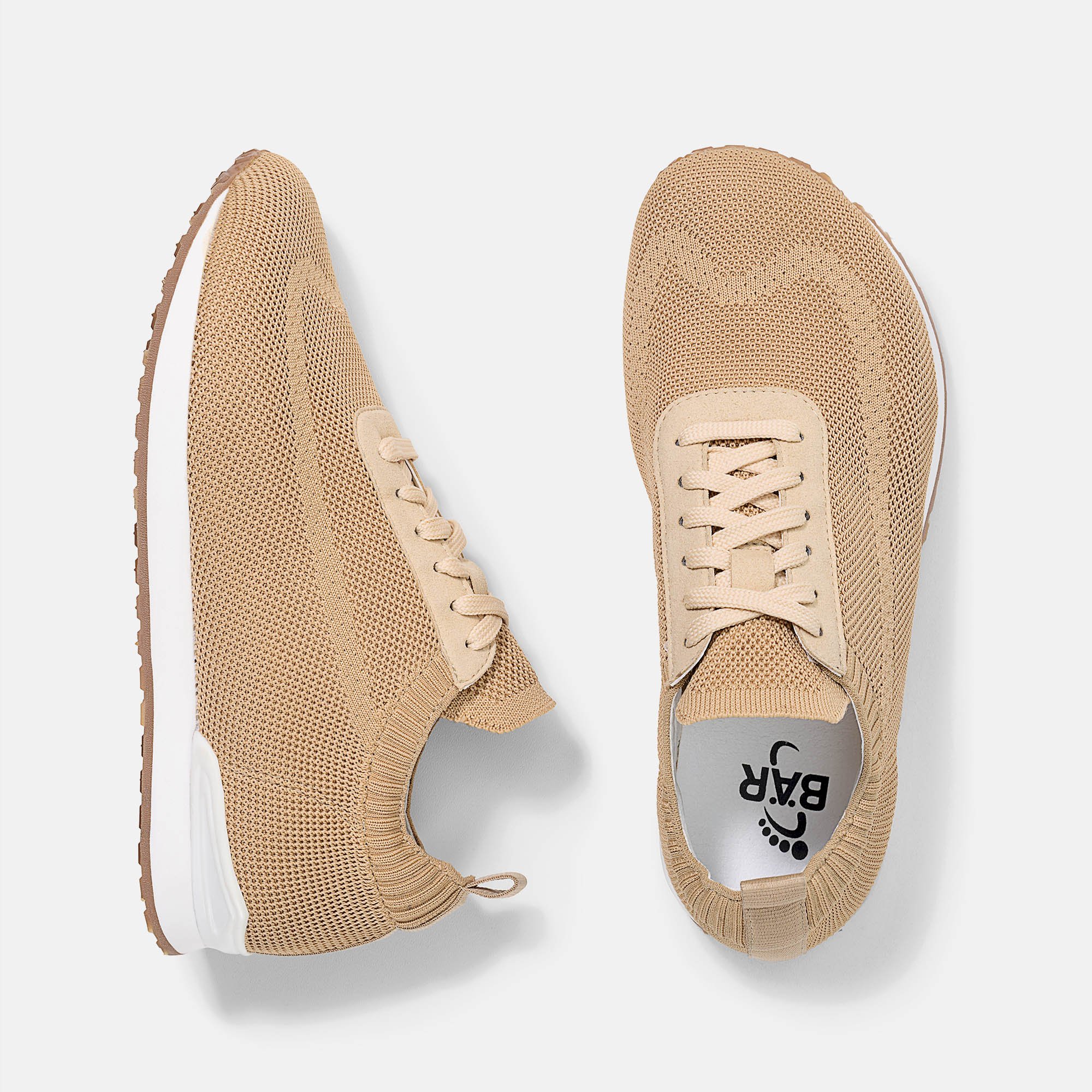 BÄR Schuhe Damenschuhe Pito 2.0 in sand aus Textil - Anlass: Freizeitschuhe (Ansicht von oben) BÄR Schuhe Damenschuhe Freizeitschuhe Pito 2.0 sand Textil Ansicht von oben