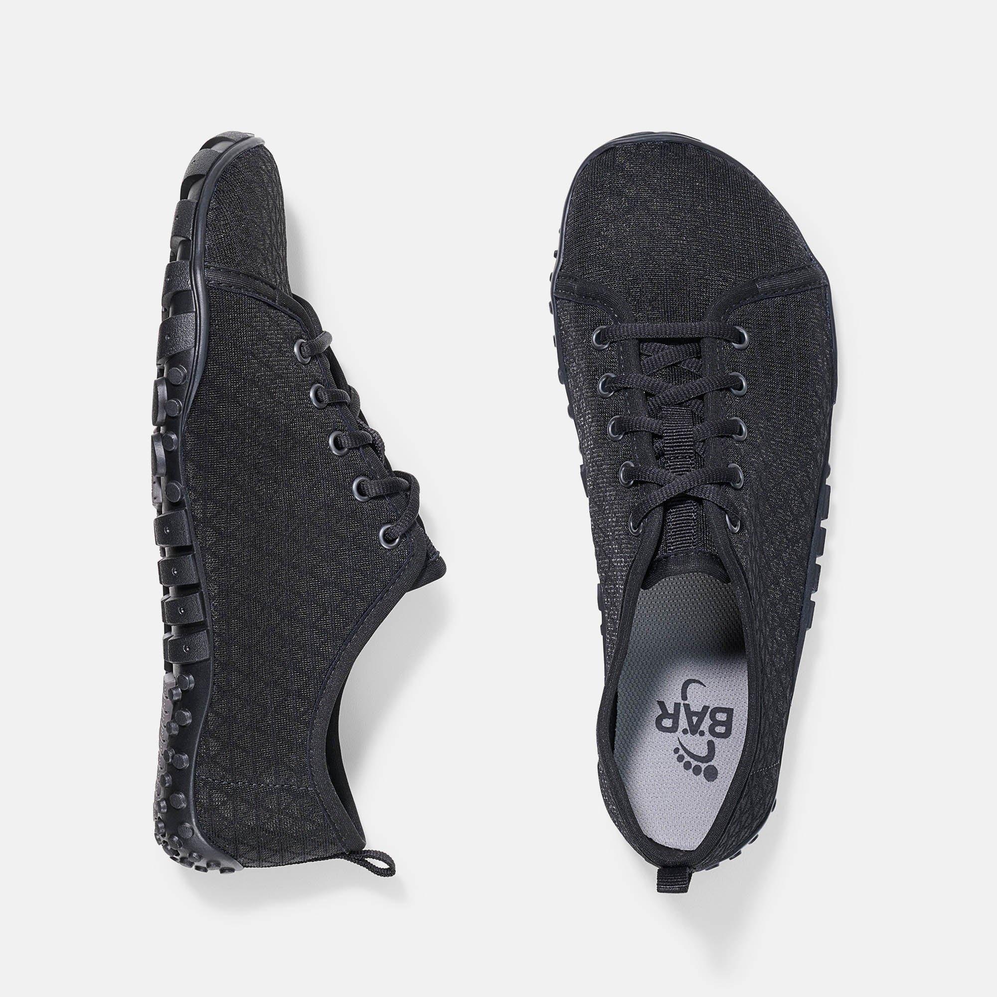 BÄR Schuhe Damenschuhe Judy in schwarz aus Textil mesh - Anlass: Alltag (Ansicht von oben) BÄR Schuhe Damenschuhe Alltag Judy schwarz Textil mesh Ansicht von oben
