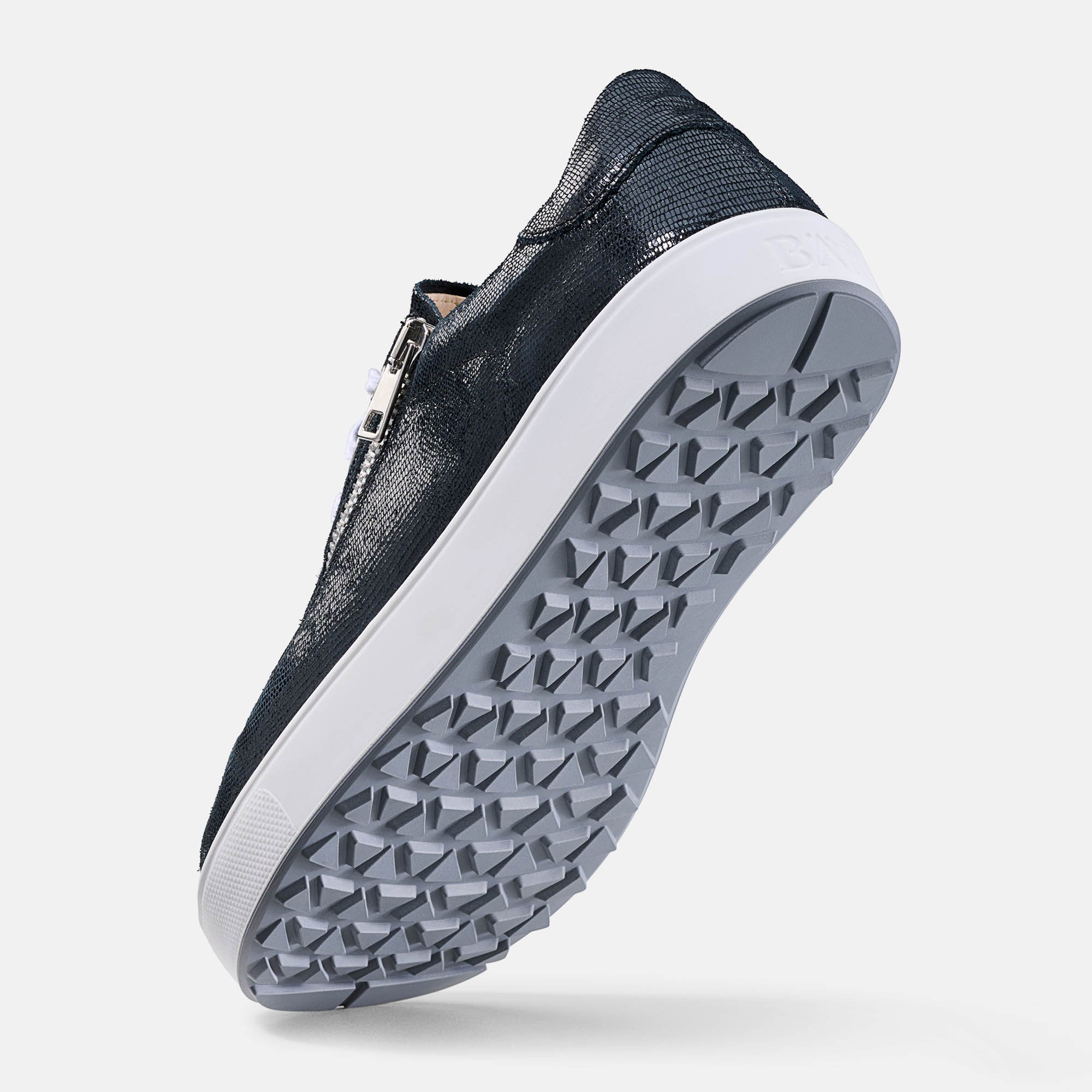 BÄR Schuhe Damenschuhe Freizeitschuhe Margot schwarz Kalbnappaleder foliert Seitenansicht