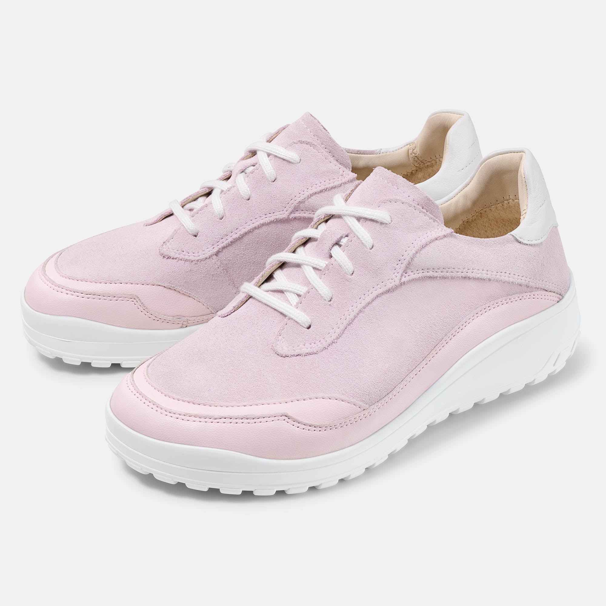BÄR Schuhe Damenschuhe Freizeitschuhe Quinn rosa/flieder Kalbnappaleder, Kalbveloursleder Hauptbild