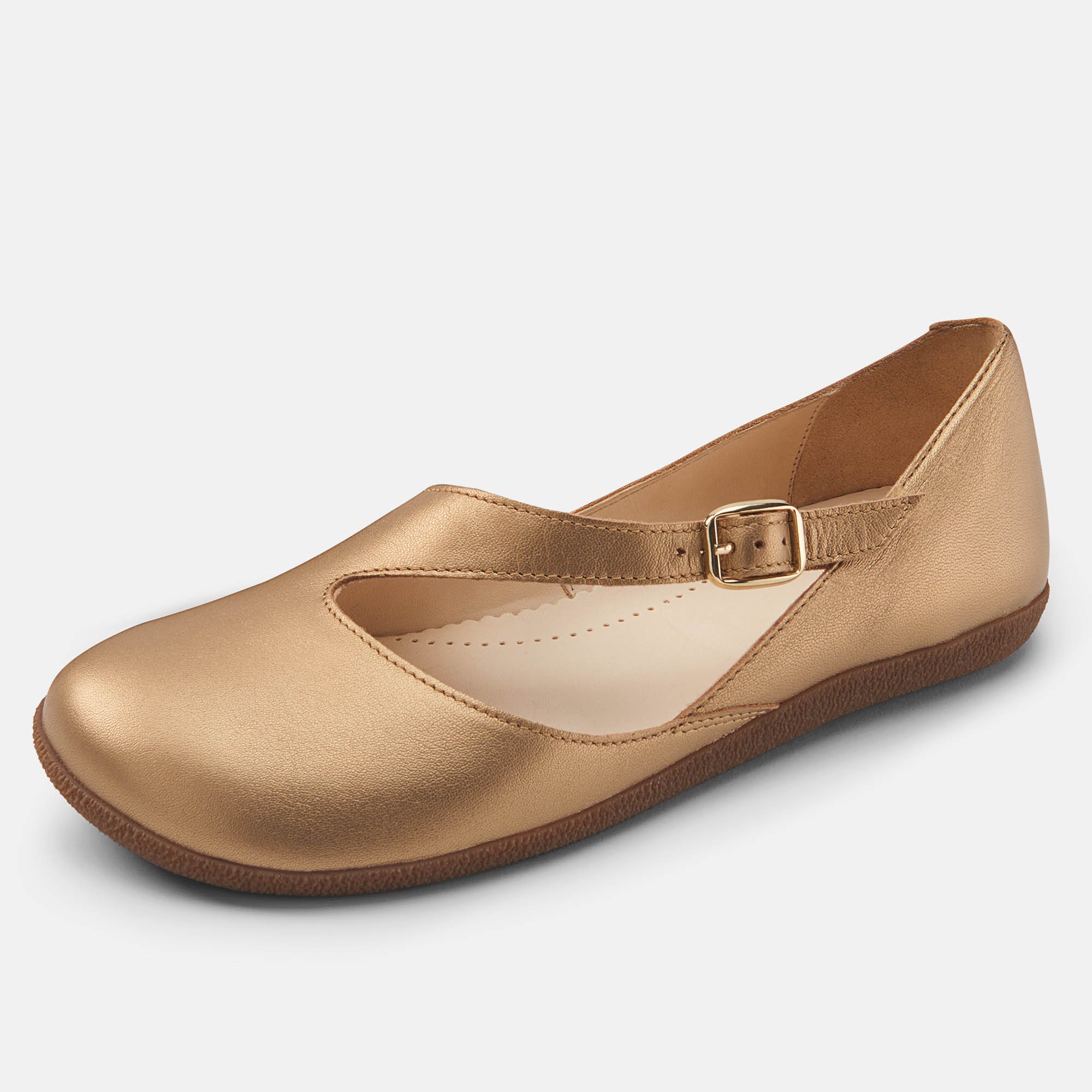 BÄR Schuhe Damenschuhe Freizeitschuhe Delia gold Lammnappaleder Produktbild