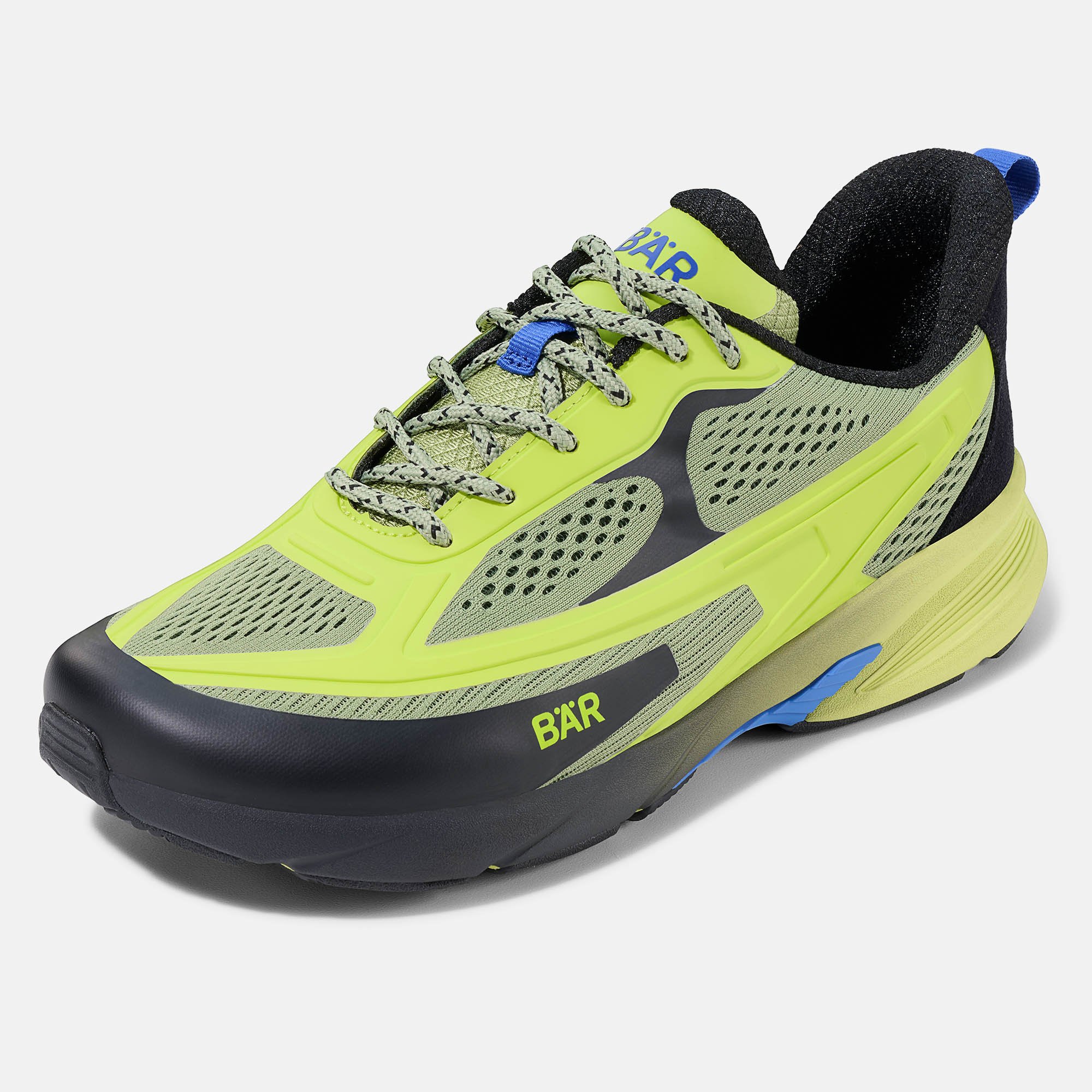 BÄR Schuhe Unisexschuhe Laufschuhe Ventu Run grün/blau Funktionstextil, PU Produktbild