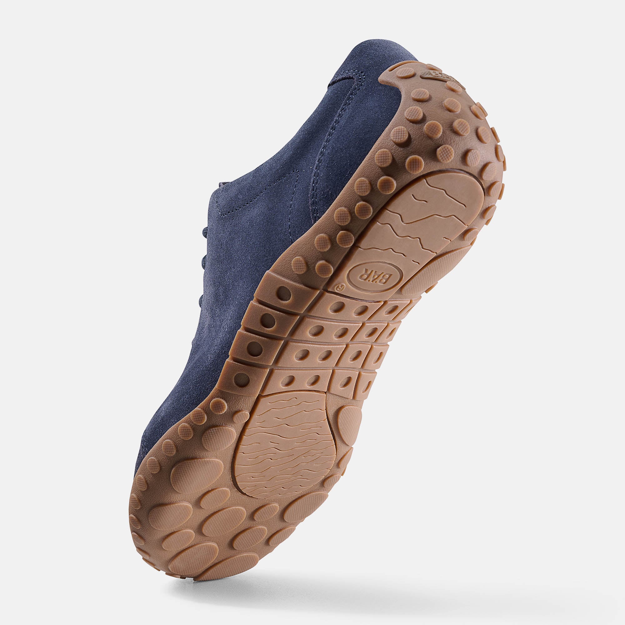 BÄR Schuhe Herrenschuhe Freizeitschuhe Jace blau Rindveloursleder Seitenansicht