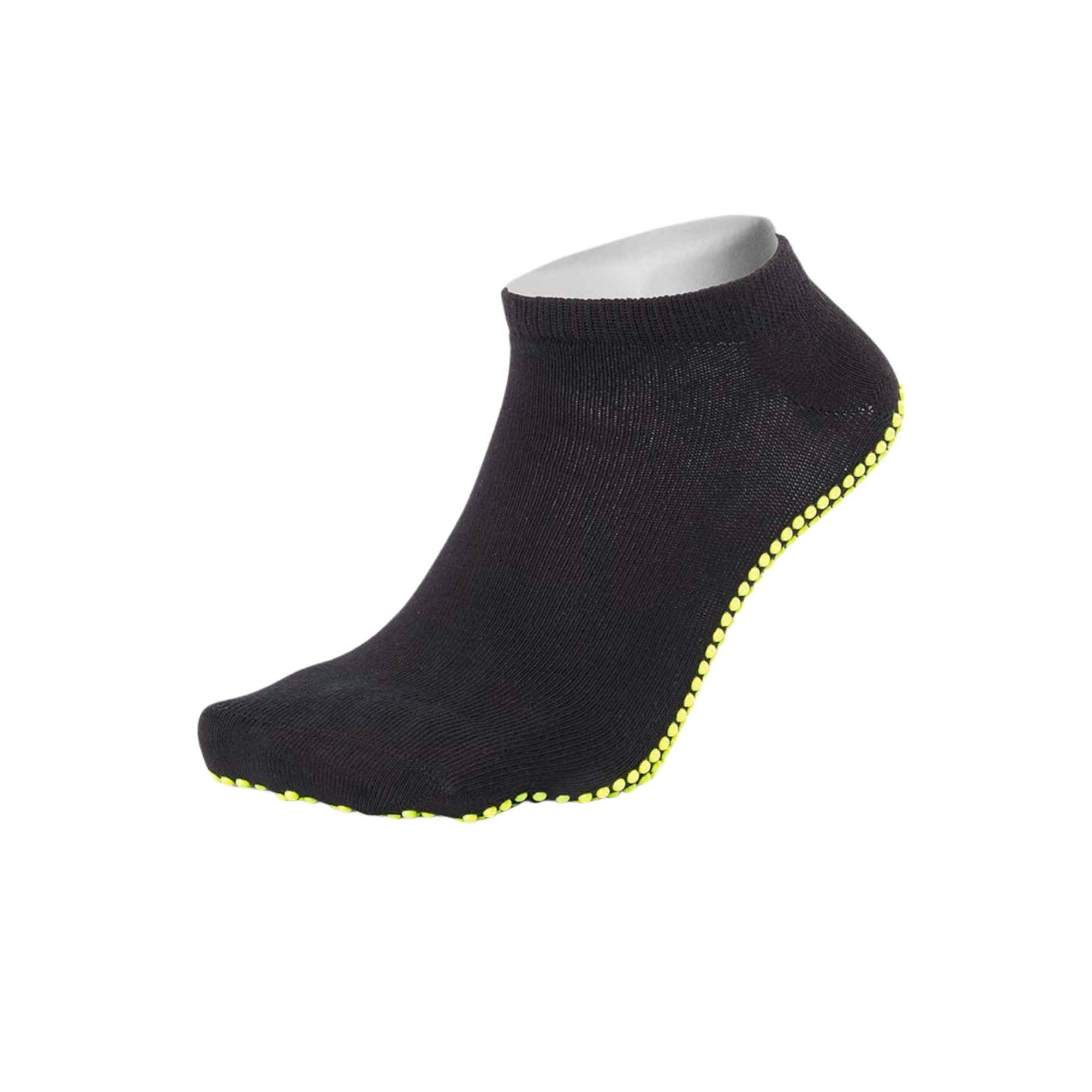 BÄR Schuhe NopSocks schwarz/gelb Produktbild