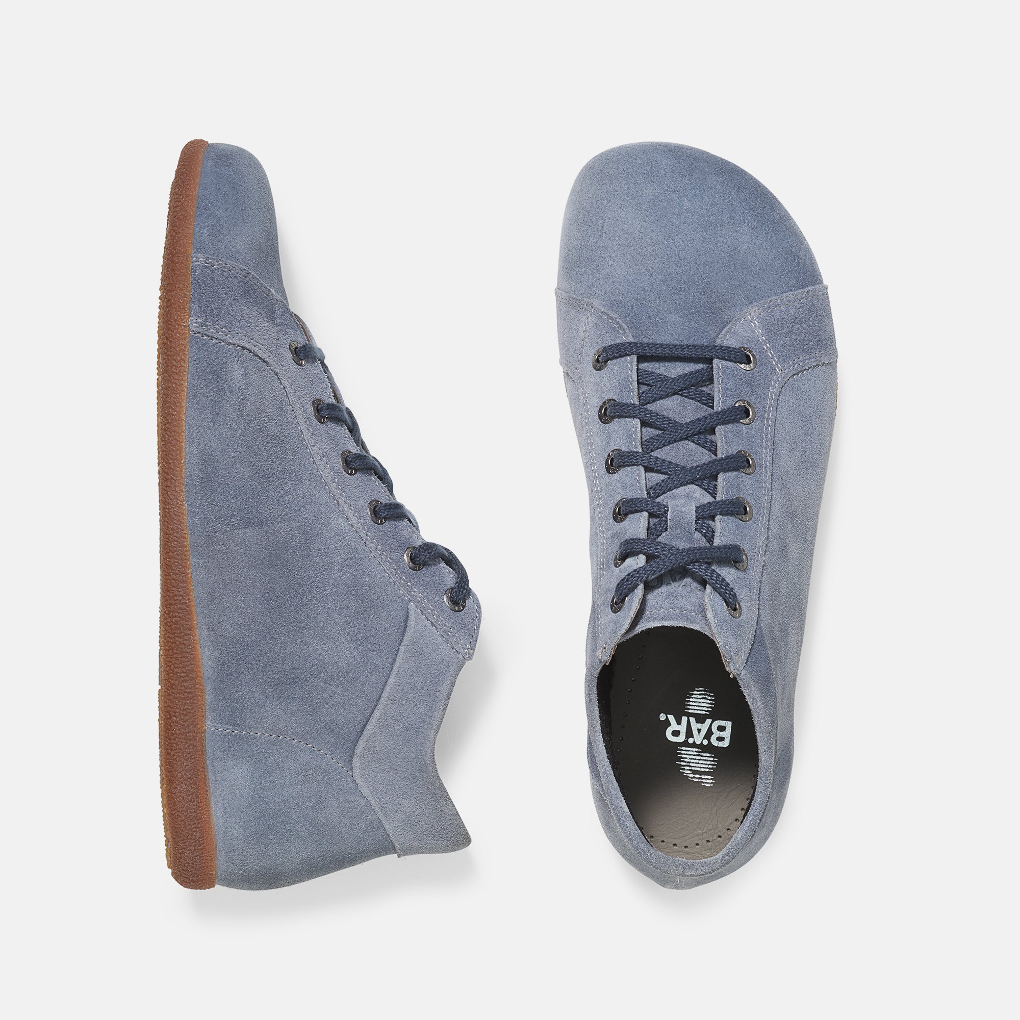 BÄR Schuhe Herrenschuhe Markus in jeans aus Rindveloursleder - Anlass: Freizeitschuhe (Ansicht von oben) BÄR Schuhe Herrenschuhe Freizeitschuhe Markus jeans Rindveloursleder Ansicht von oben