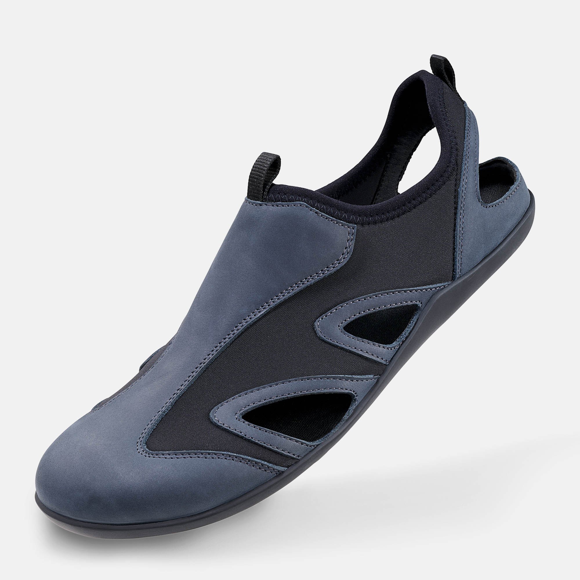 BÄR Schuhe Unisexschuhe Tony in dunkelblau/schwarz aus Neopren, Rindnappaleder - Anlass: Freizeitschuhe (Produktbild) BÄR Schuhe Unisexschuhe Freizeitschuhe Tony dunkelblau/schwarz Neopren, Rindnappaleder Produktbild