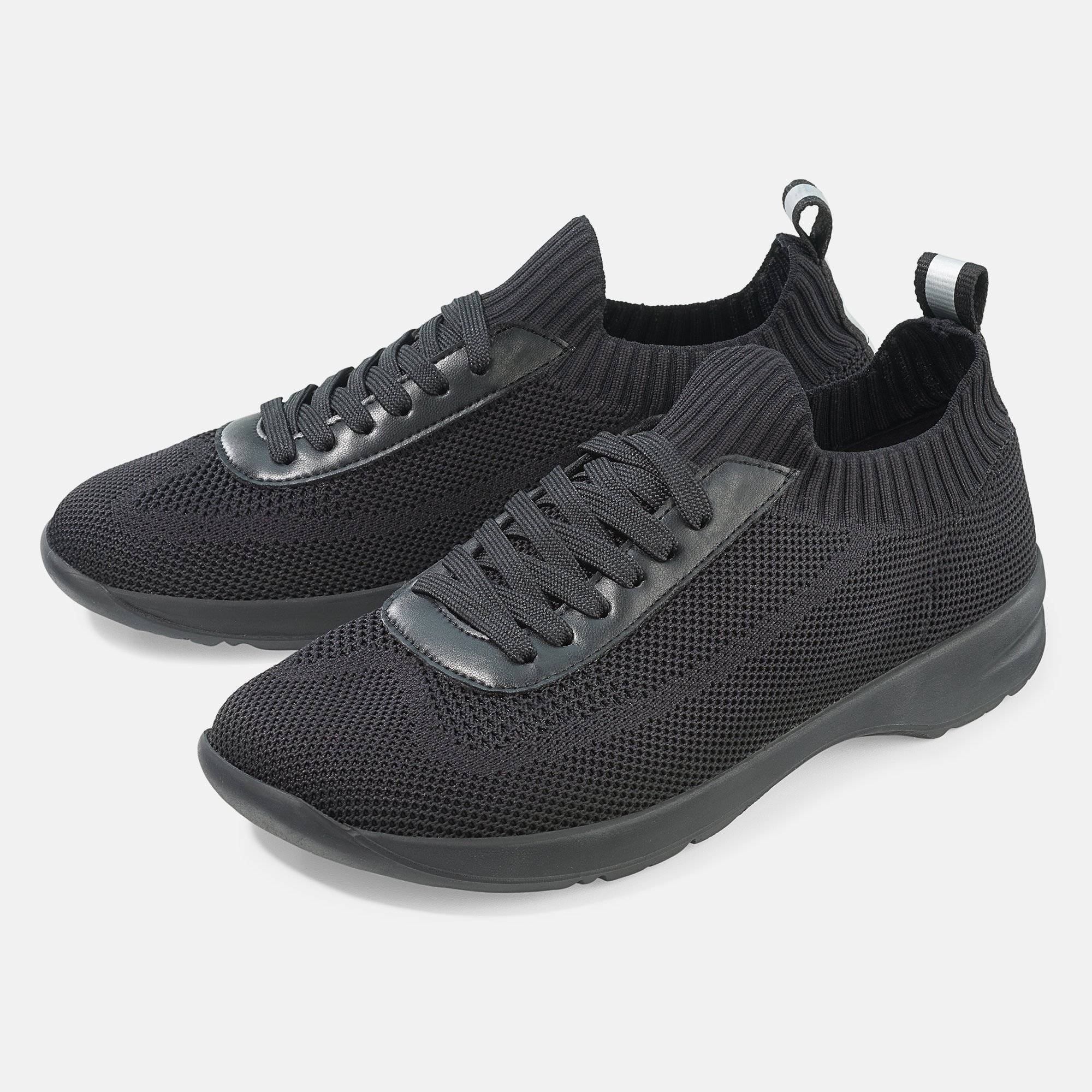 BÄR Schuhe Herrenschuhe Riley in schwarz aus Textilstrick aus Polyester und PU - Anlass: Freizeitschuhe (Hauptbild) BÄR Schuhe Herrenschuhe Freizeitschuhe Riley schwarz Textilstrick aus Polyester und PU Hauptbild