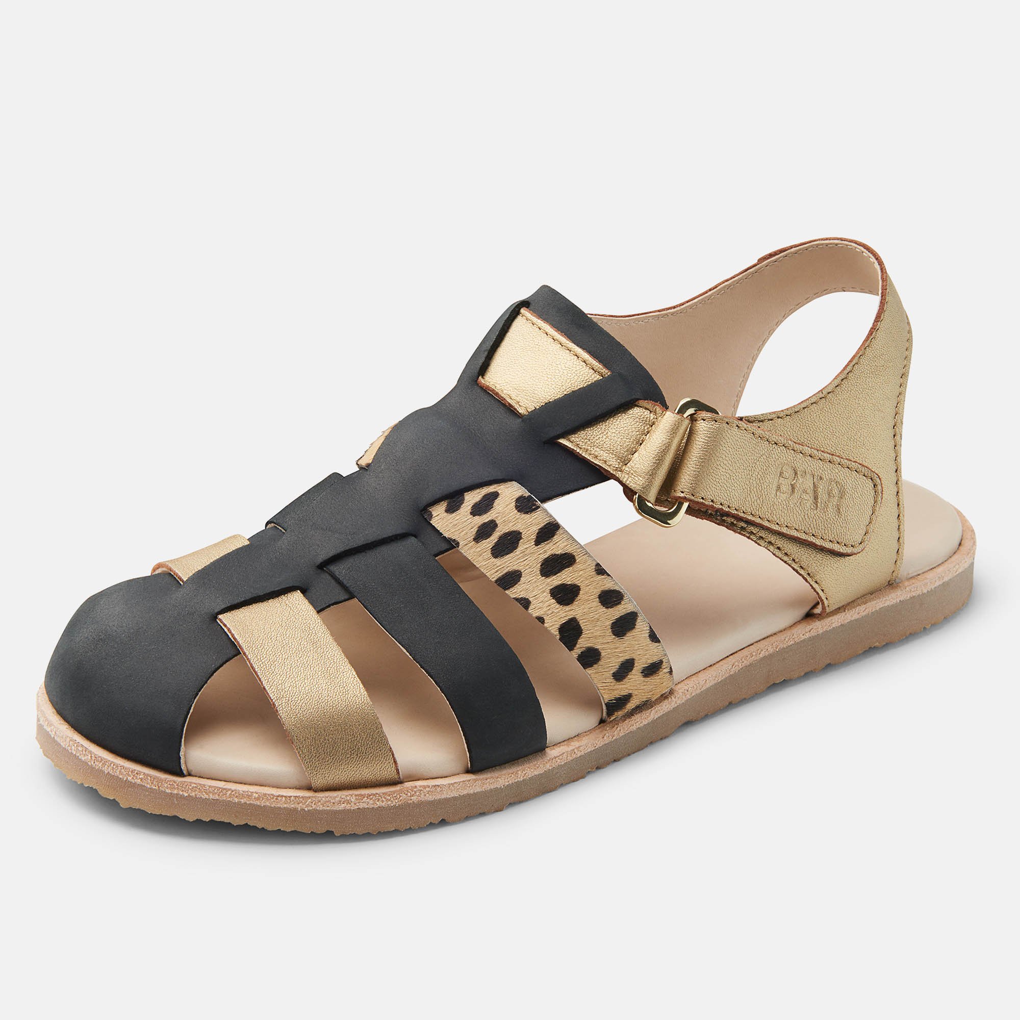 BÄR Schuhe Damenschuhe Demi in leo aus Rindnappa gewachstes, Bedrucktes Kuhfell,Lammnappa - Anlass: Sandaletten (Produktbild) BÄR Schuhe Damenschuhe Sandaletten Demi leo Rindnappa gewachstes, Bedrucktes Kuhfell,Lammnappa Produktbild