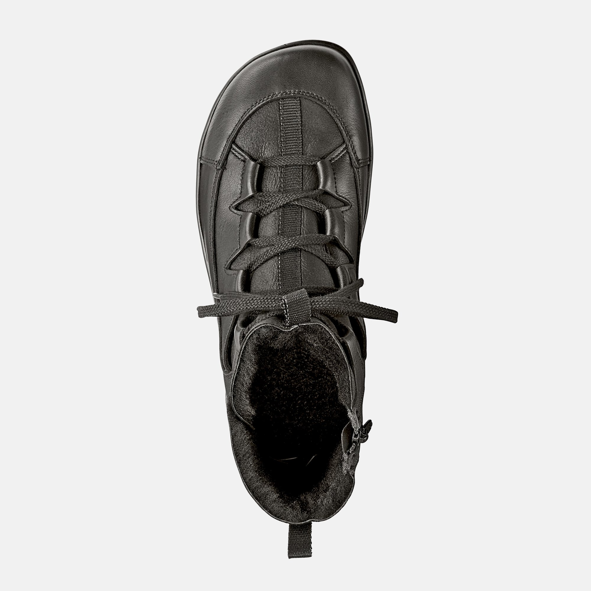 BÄR Schuhe Damenschuhe Paulina in schwarz aus Kalbnappaleder, Doubleface - Anlass: Freizeitschuhe (Ansicht von oben) BÄR Schuhe Damenschuhe Freizeitschuhe Paulina schwarz Kalbnappaleder, Doubleface Ansicht von oben