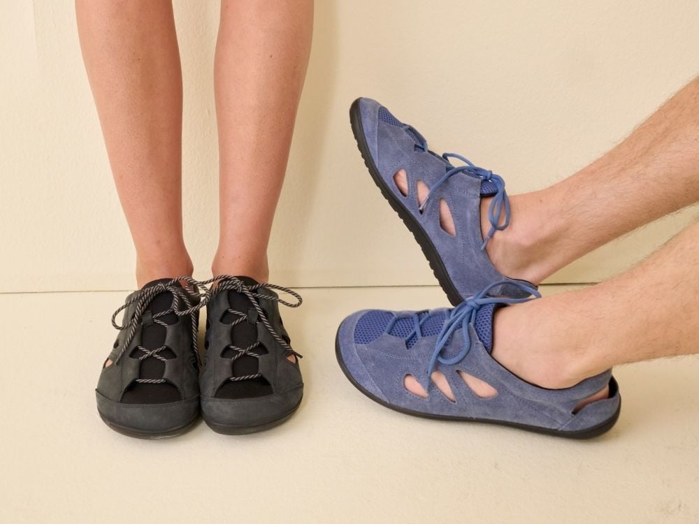 BÄR Schuhe Unisexschuhe Sandaletten Jess anthrazit Neopren, Rindnappaleder Emotionsbild