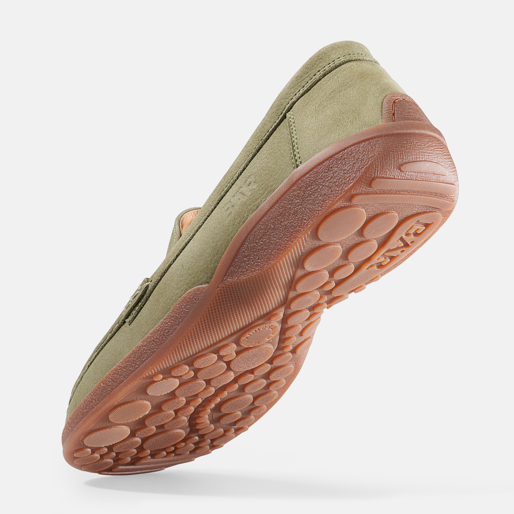 BÄR Schuhe Herrenschuhe Apache in oliv aus Rindnubukleder - Anlass: Freizeitschuhe (Seitenansicht) BÄR Schuhe Herrenschuhe Freizeitschuhe Apache oliv Rindnubukleder Seitenansicht